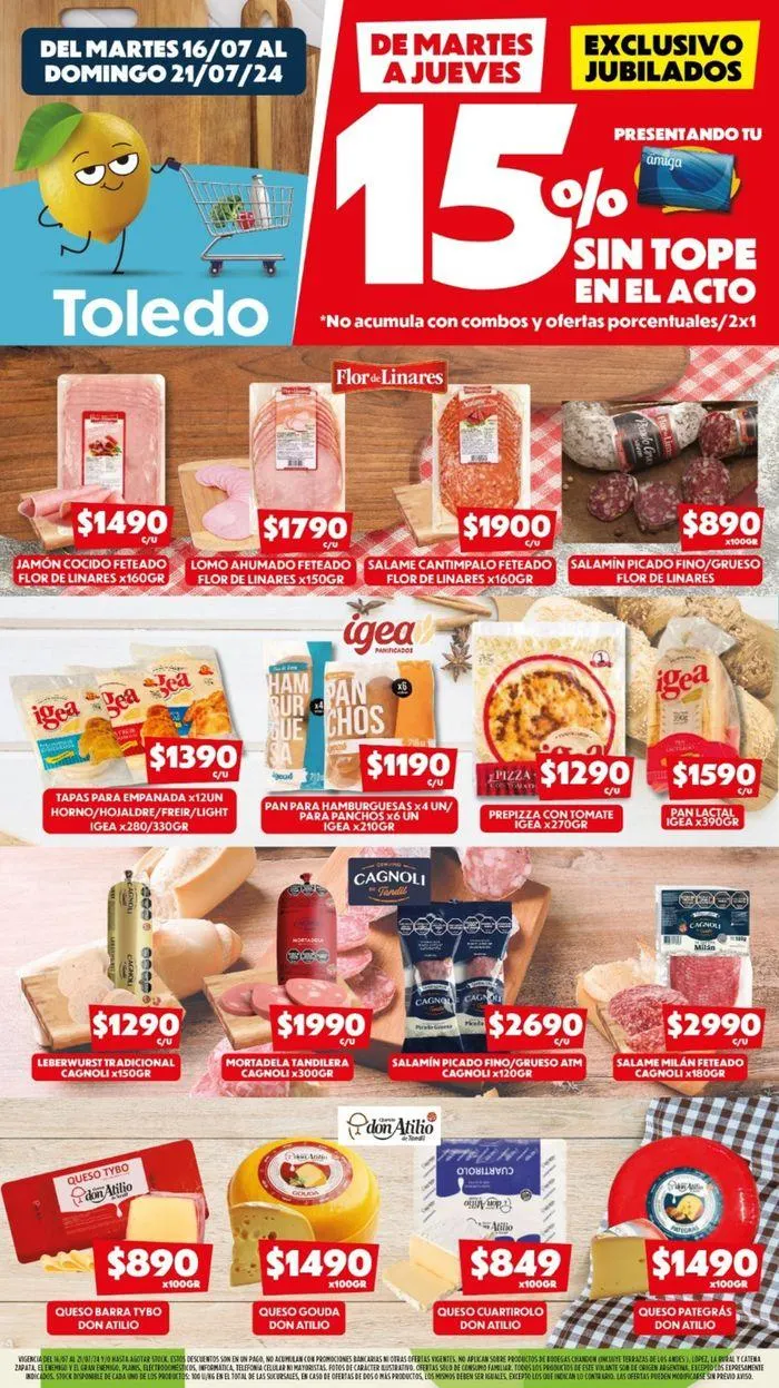Ofertas de Catálogo Supermercados Toledo 16 de julio al 21 de julio 2024 - Página 2 del catálogo