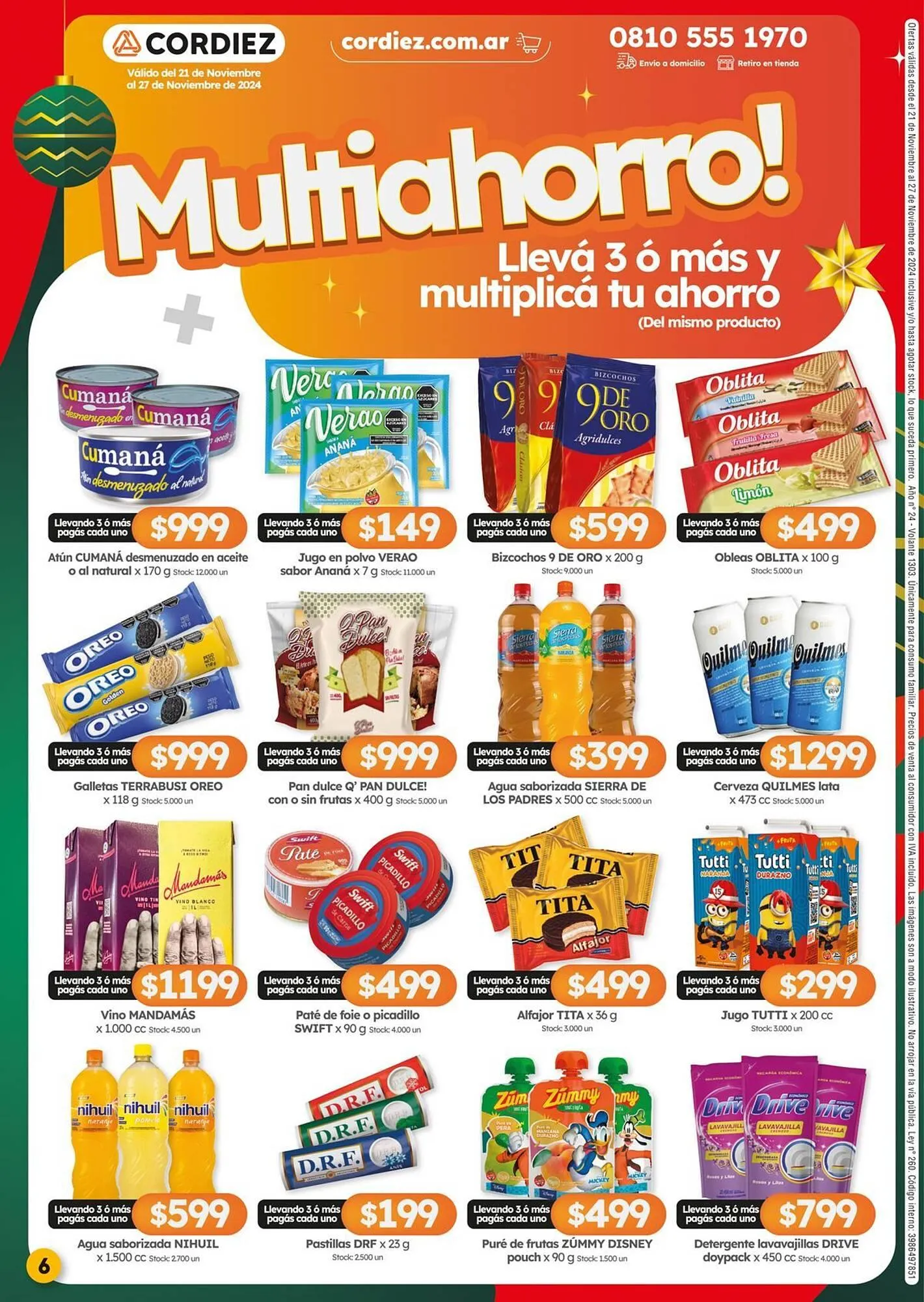 Ofertas de Catálogo Cordiez 21 de noviembre al 5 de diciembre 2024 - Página 6 del catálogo