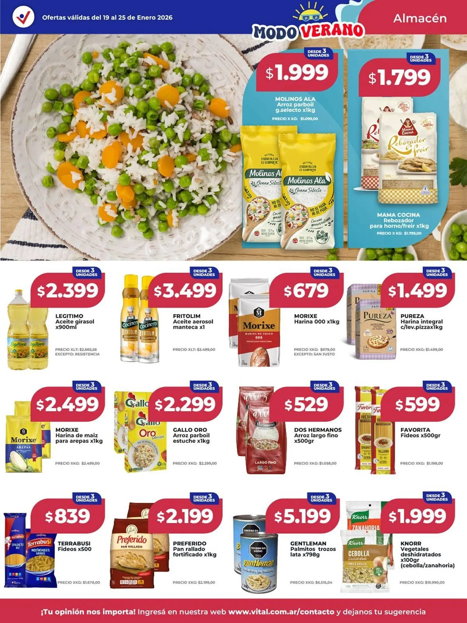 Ofertas de Catálogo Supermayorista Vital 19 de enero al 25 de enero 2026 - Página 9 del catálogo