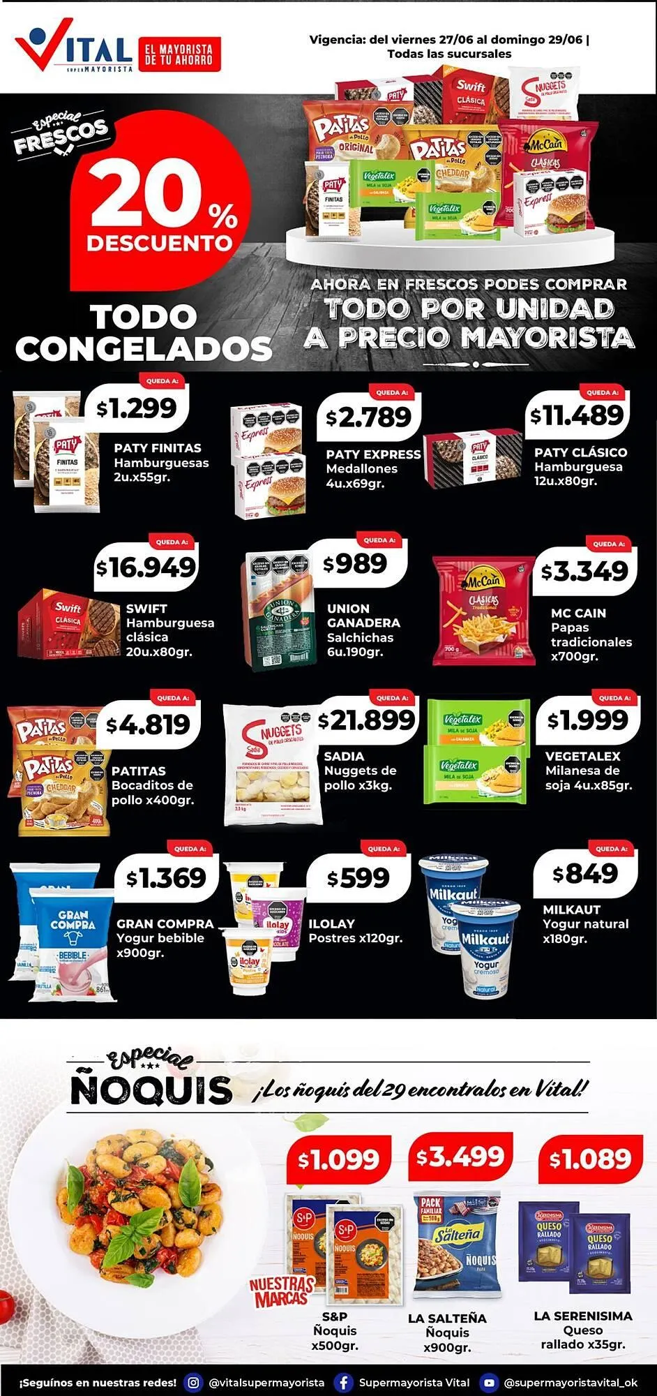 Ofertas de Catálogo Supermayorista Vital 27 de junio al 29 de junio 2025 - Página 3 del catálogo