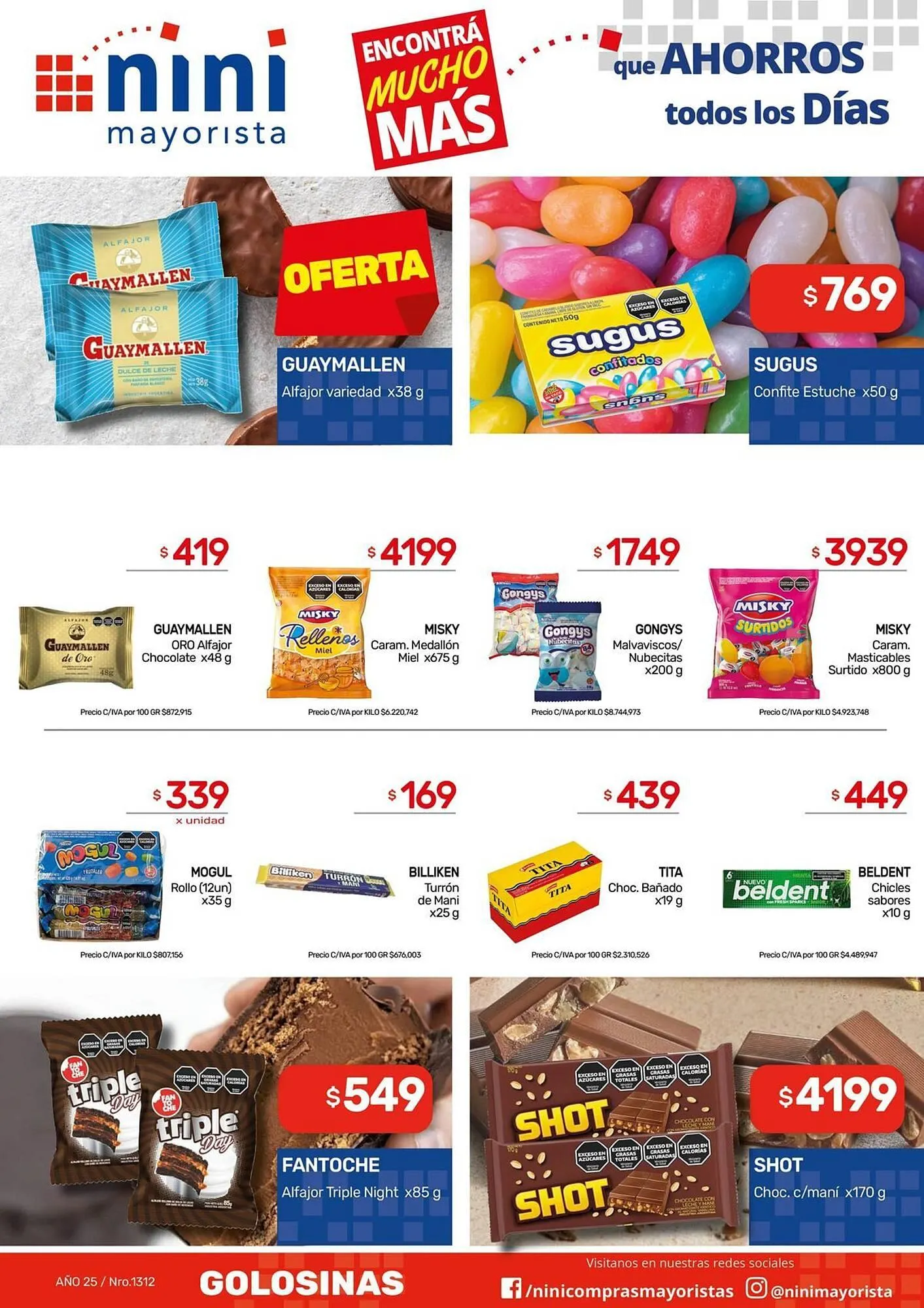 Ofertas de Catálogo Nini Mayorista 16 de junio al 22 de junio 2025 - Página 25 del catálogo