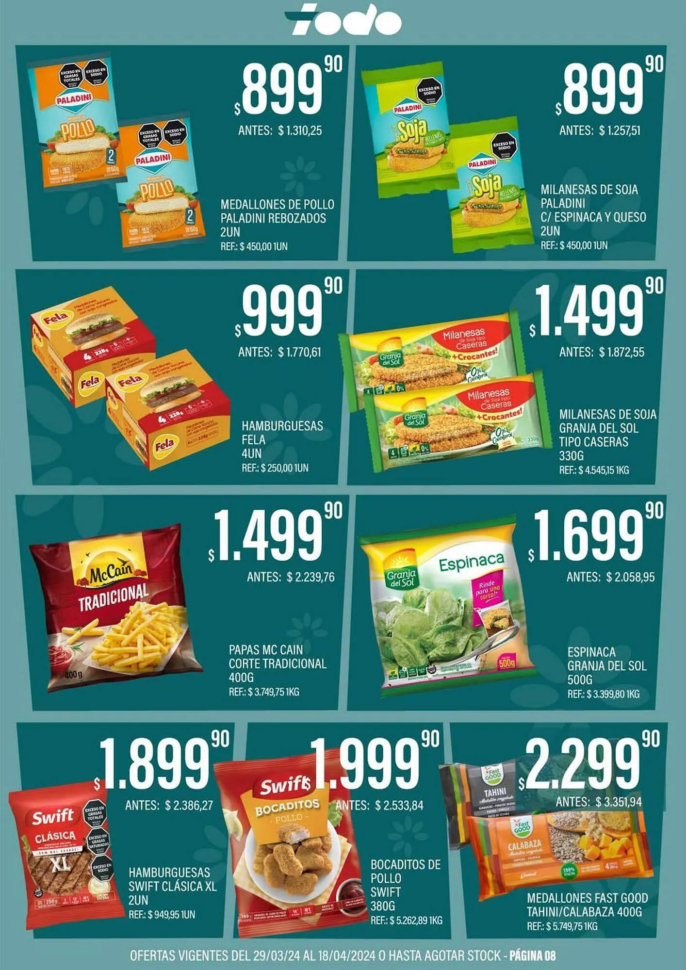 Ofertas de Catálogo Supermercados Todo 3 de abril al 18 de abril 2024 - Página 8 del catálogo