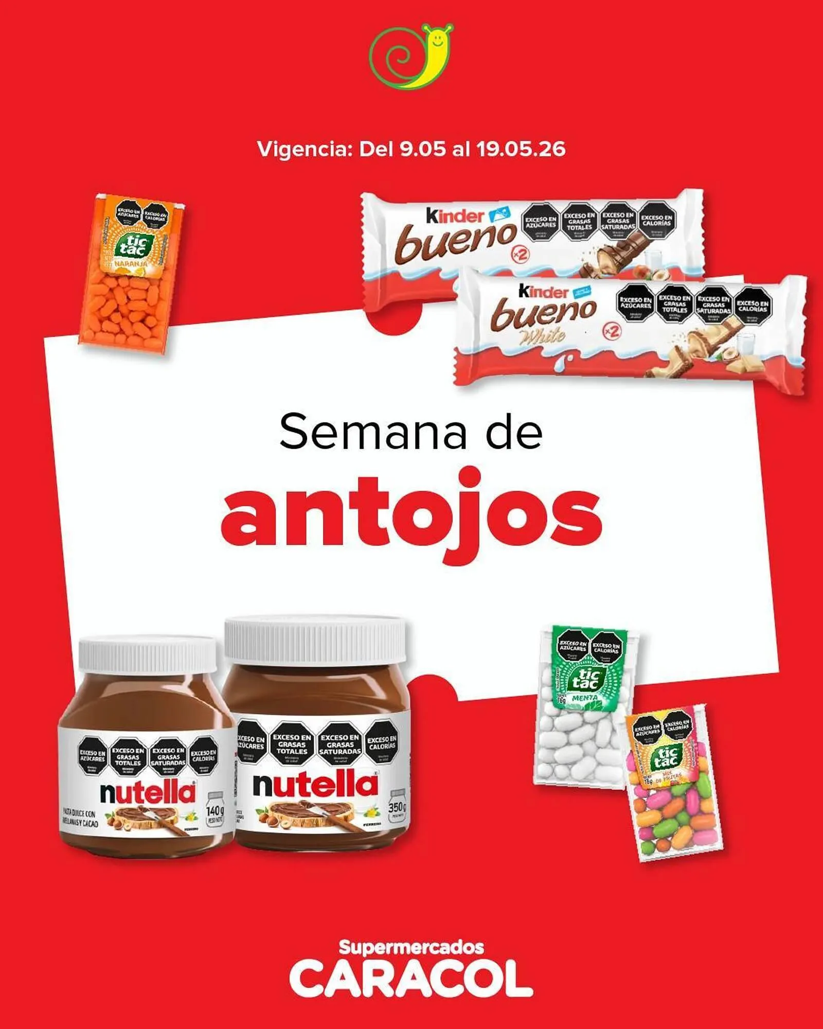 Ofertas de Catálogo Supermercados Caracol 11 de mayo al 19 de mayo 2026 - Página 1 del catálogo