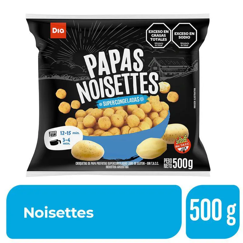 Papas Noisettes DIA 500 Gr.