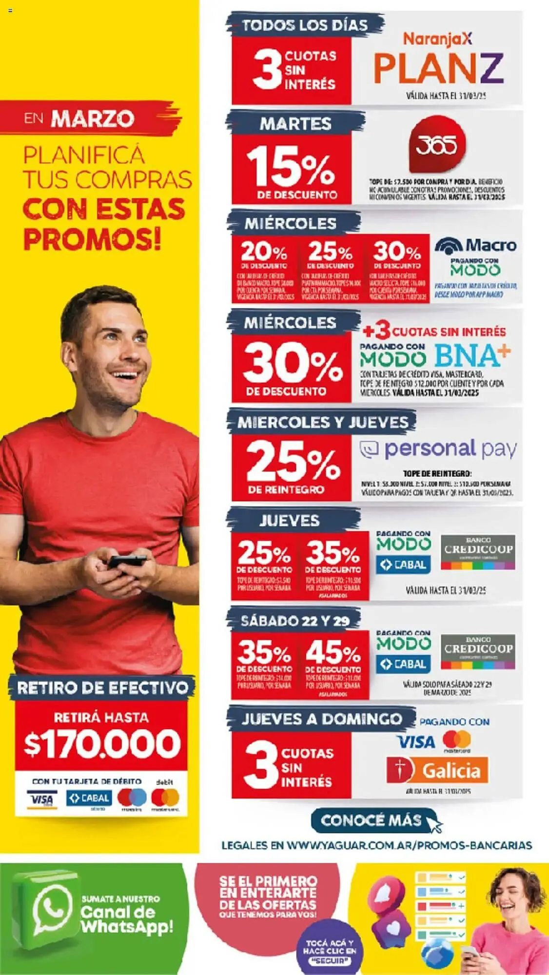 Ofertas de Catálogo Supermercados Yaguar 10 de marzo al 16 de marzo 2025 - Página 31 del catálogo