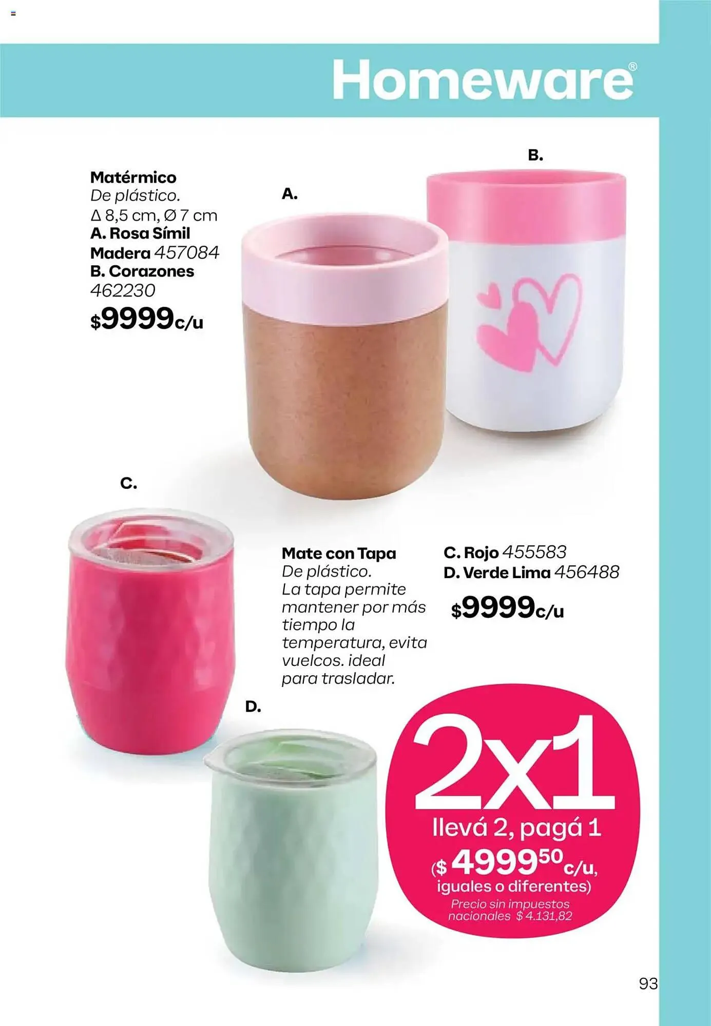 Ofertas de Catálogo Tupperware 11 de agosto al 25 de agosto 2025 - Página 94 del catálogo