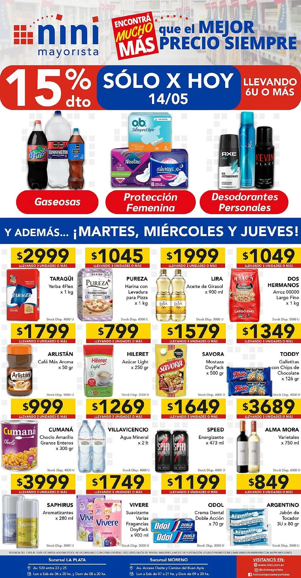 Ofertas de Catálogo Nini Mayorista 14 de mayo al 15 de mayo 2025 - Página 1 del catálogo