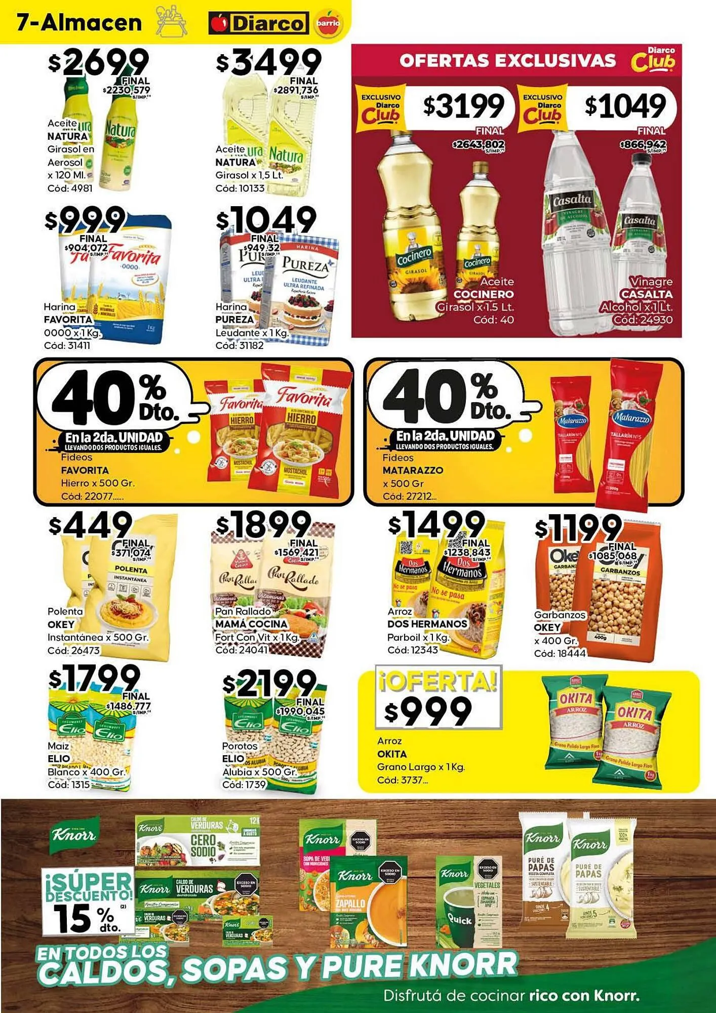 Ofertas de Catálogo Diarco 26 de mayo al 1 de junio 2025 - Página 7 del catálogo