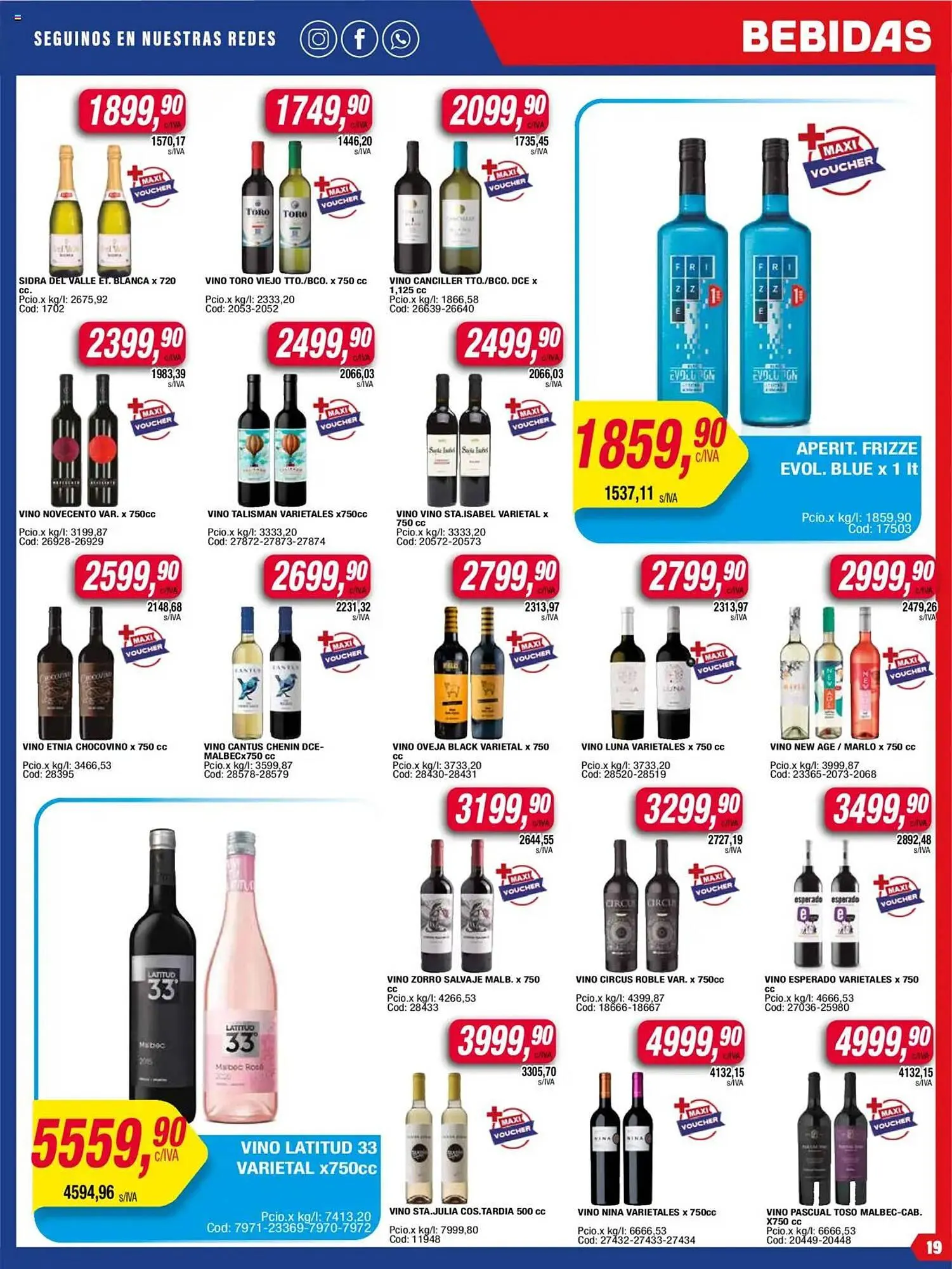 Ofertas de Catálogo Maxiconsumo 18 de agosto al 25 de agosto 2025 - Página 19 del catálogo
