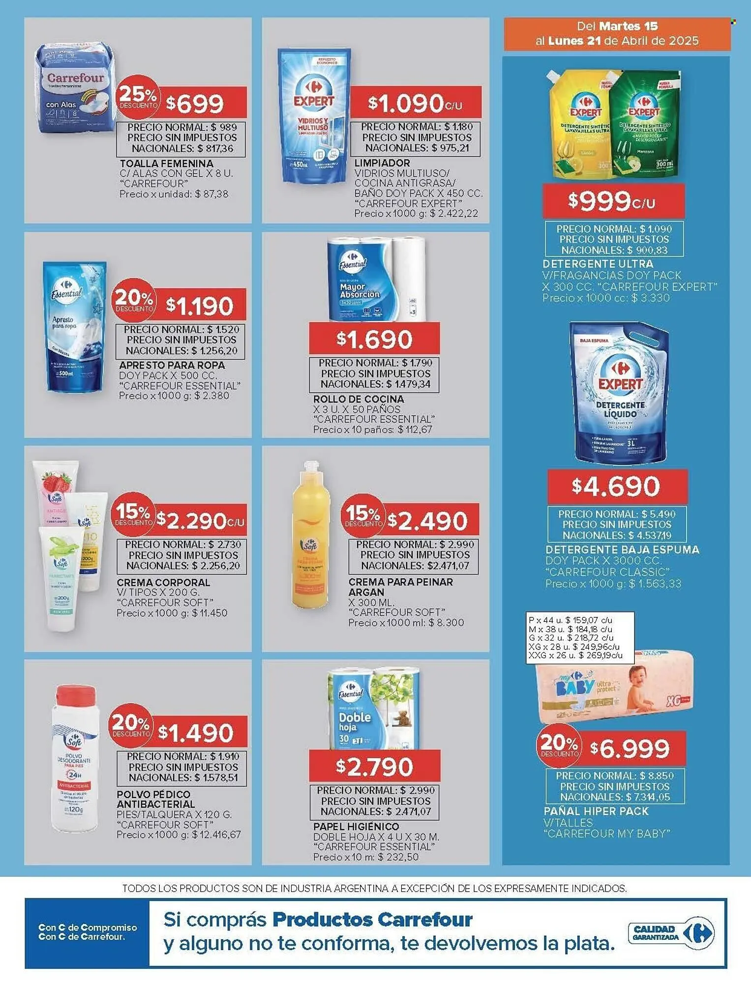 Ofertas de Catálogo Carrefour 15 de abril al 21 de abril 2025 - Página 12 del catálogo