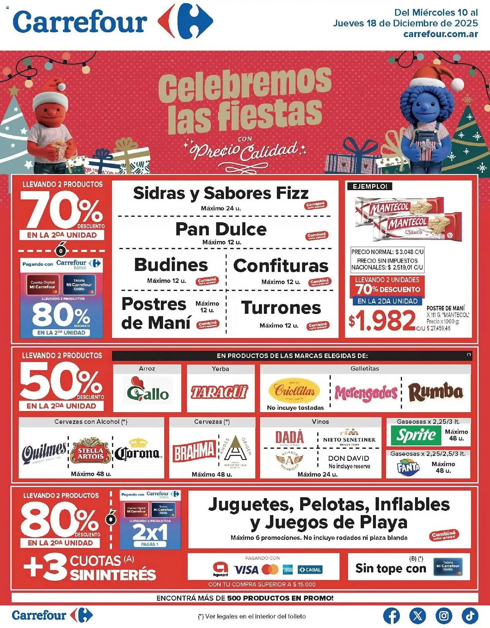 Ofertas de Catálogo Carrefour 10 de diciembre al 19 de diciembre 2025 - Página 1 del catálogo