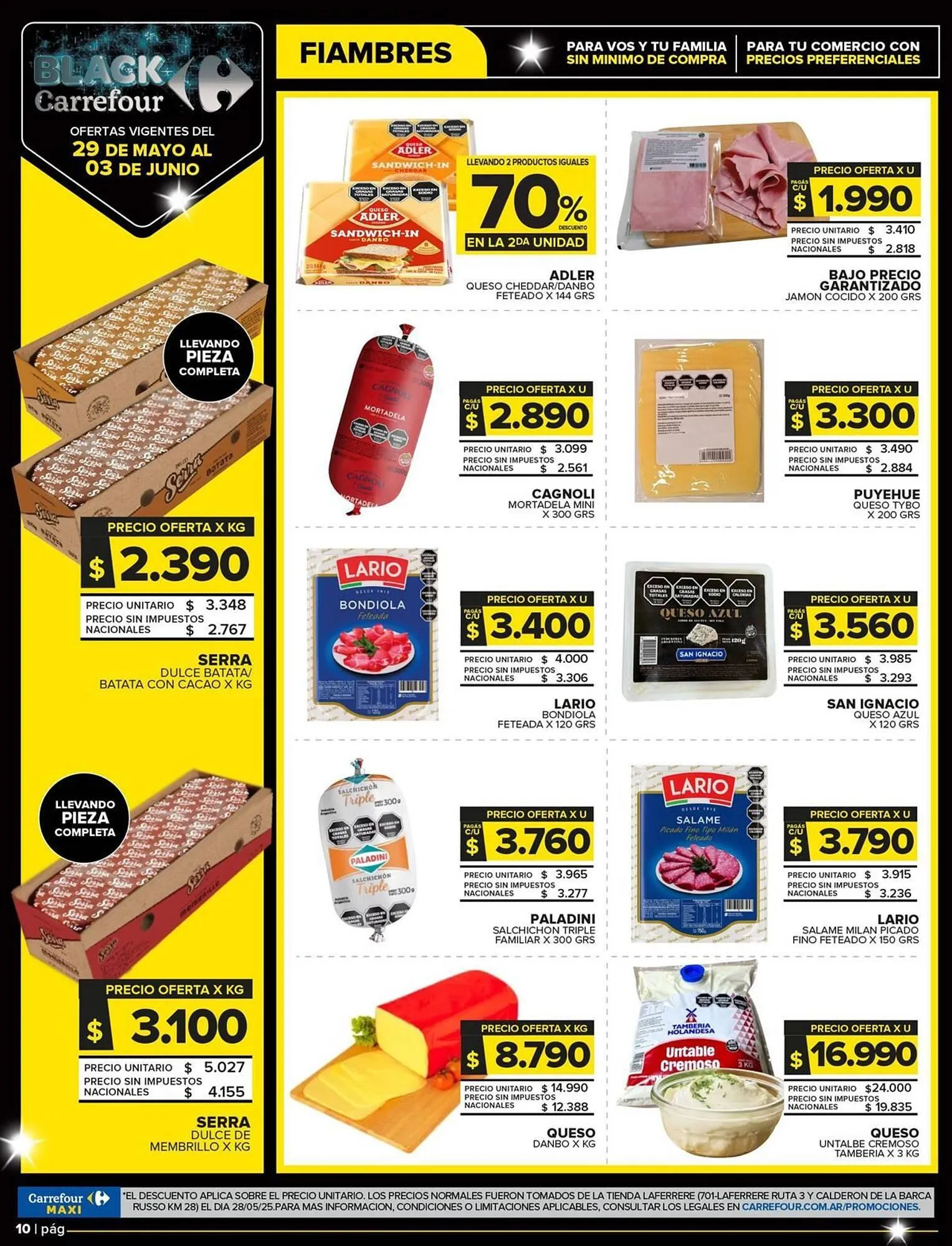 Ofertas de Catálogo Carrefour Maxi 29 de mayo al 3 de junio 2025 - Página 10 del catálogo