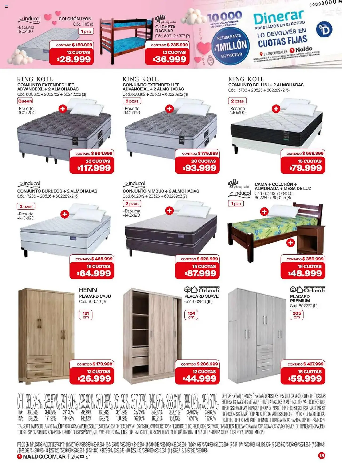 Ofertas de Catálogo Naldo Lombardi 1 de octubre al 3 de noviembre 2025 - Página 13 del catálogo