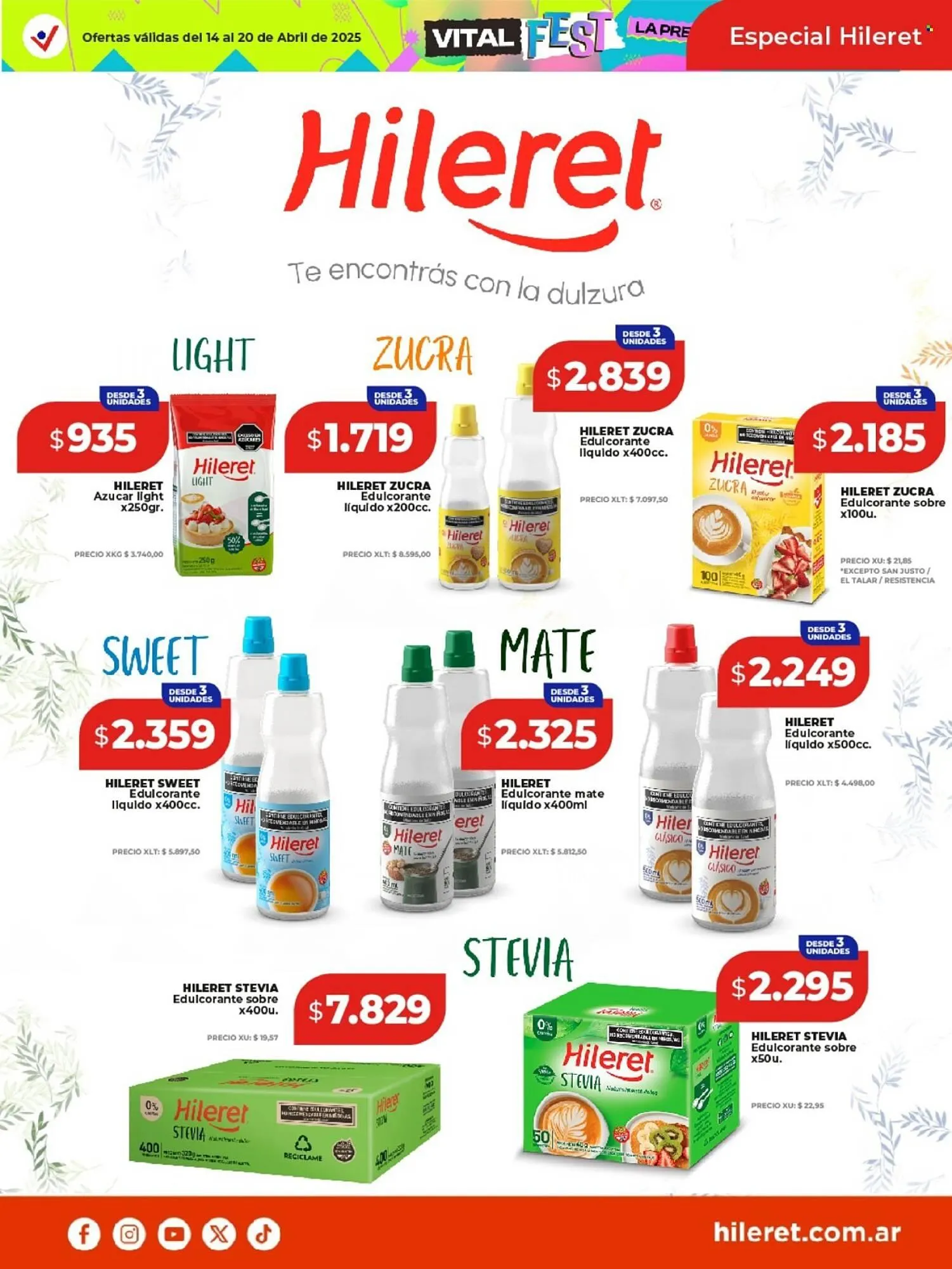 Ofertas de Catálogo Supermayorista Vital 14 de abril al 20 de abril 2025 - Página 19 del catálogo