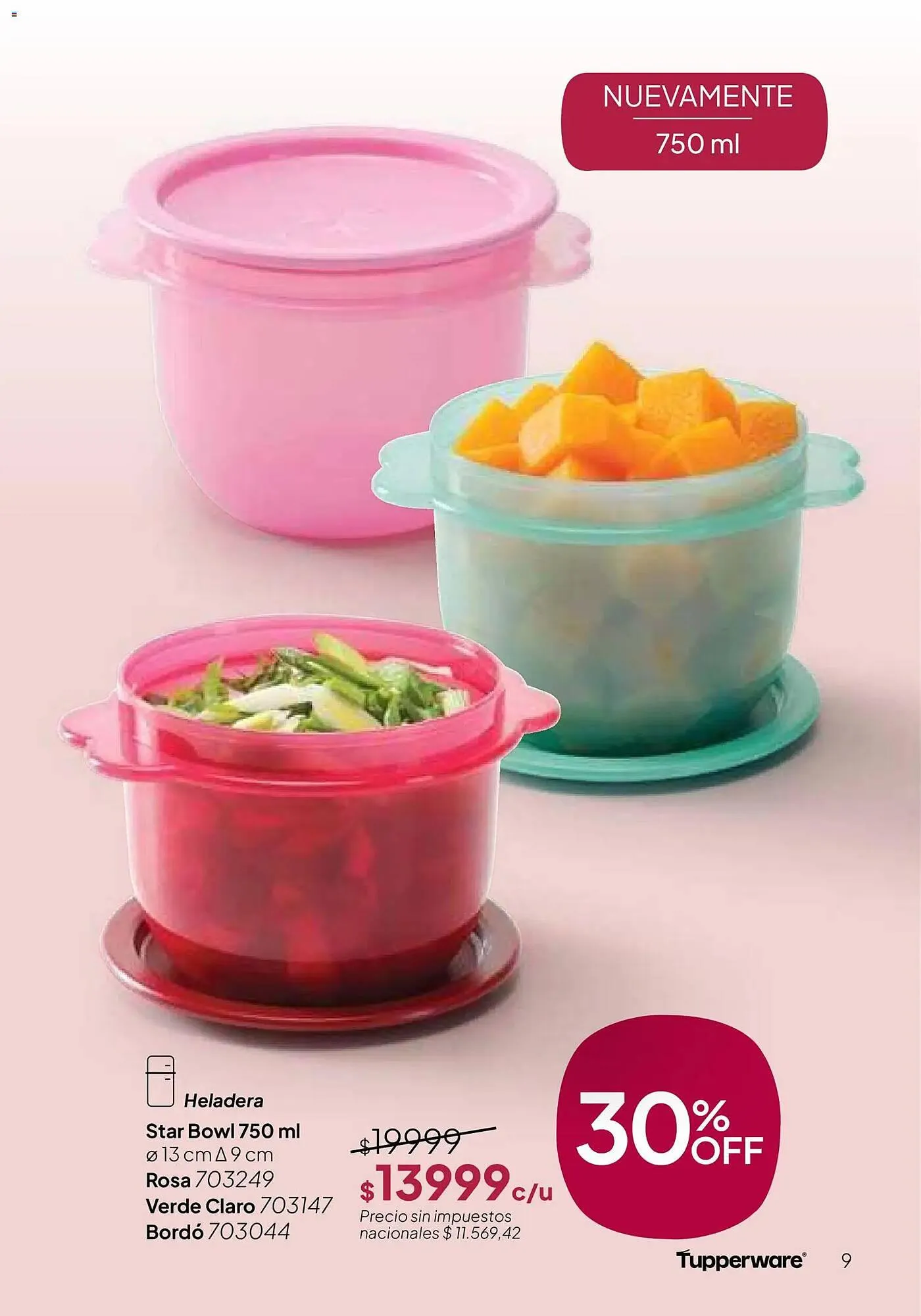 Ofertas de Folleto Tupperware 9 de marzo al 31 de marzo 2026 - Página 10 del catálogo