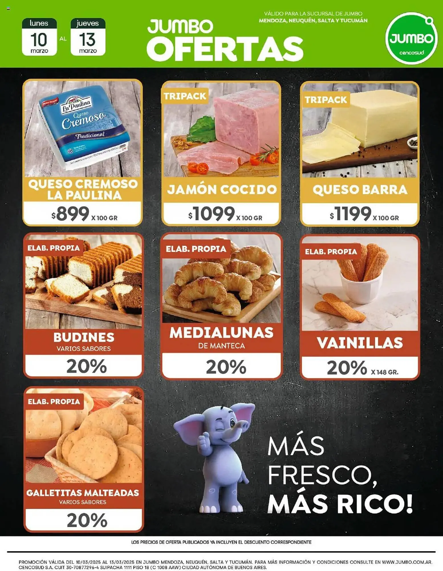 Ofertas de Catálogo Jumbo 10 de marzo al 13 de marzo 2025 - Página 1 del catálogo