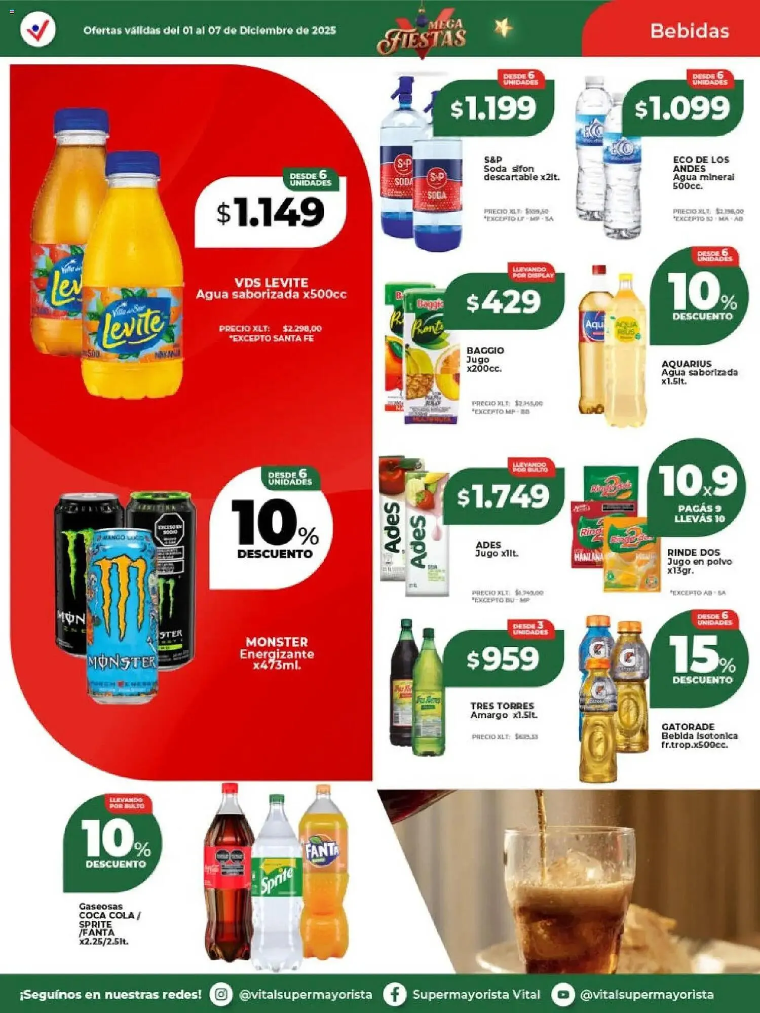 Ofertas de Catálogo Supermayorista Vital 1 de diciembre al 8 de diciembre 2025 - Página 28 del catálogo