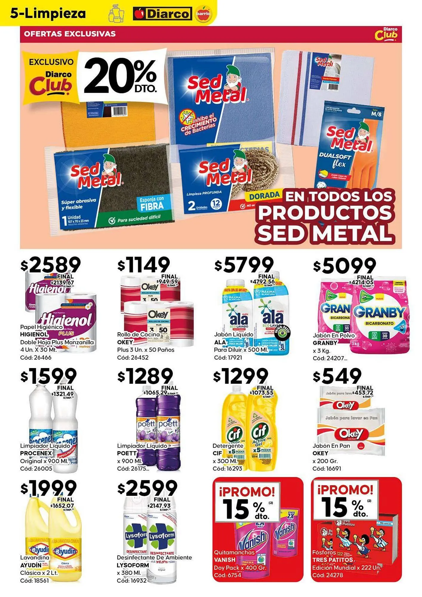 Ofertas de Catálogo Diarco 21 de julio al 25 de julio 2025 - Página 5 del catálogo