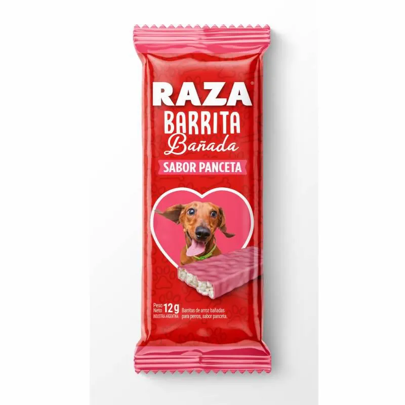 Barra Bañada para Perro Panceta Raza x 12 g.