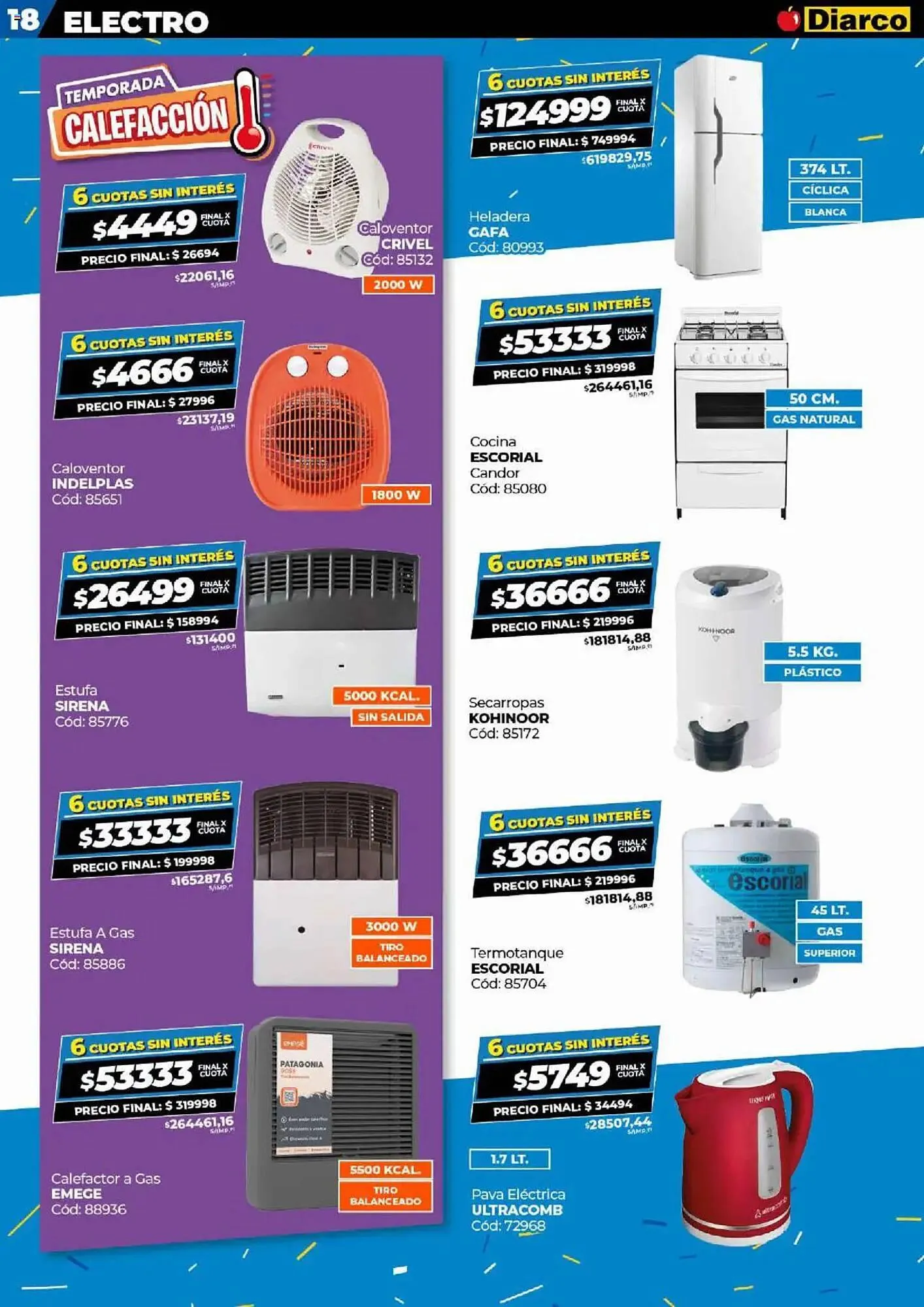 Ofertas de Catálogo Diarco 23 de junio al 27 de junio 2025 - Página 18 del catálogo