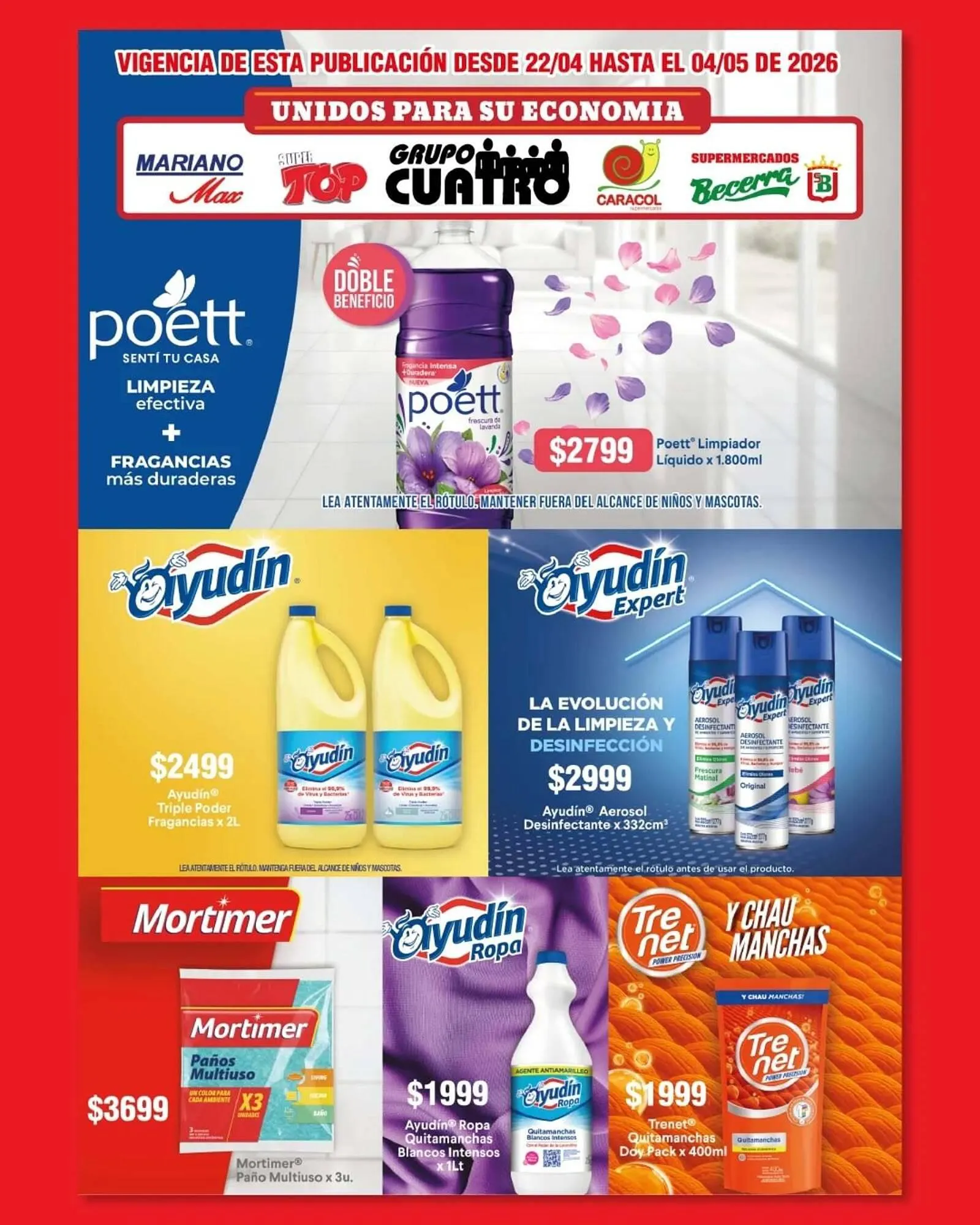 Ofertas de Catálogo Supermercados Caracol 23 de abril al 4 de mayo 2026 - Página 3 del catálogo