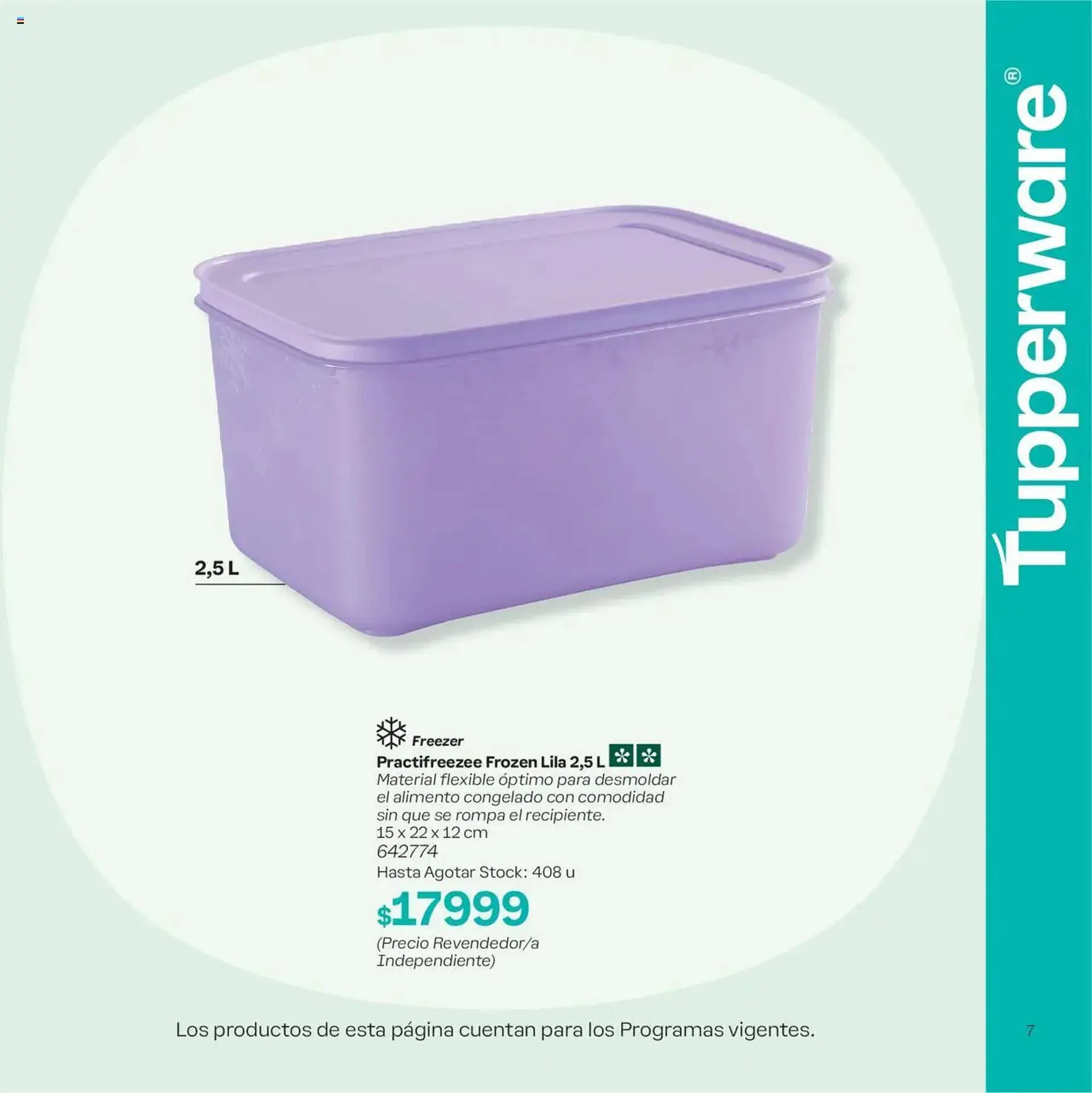 Ofertas de Folleto Tupperware 30 de septiembre al 7 de octubre 2025 - Página 7 del catálogo
