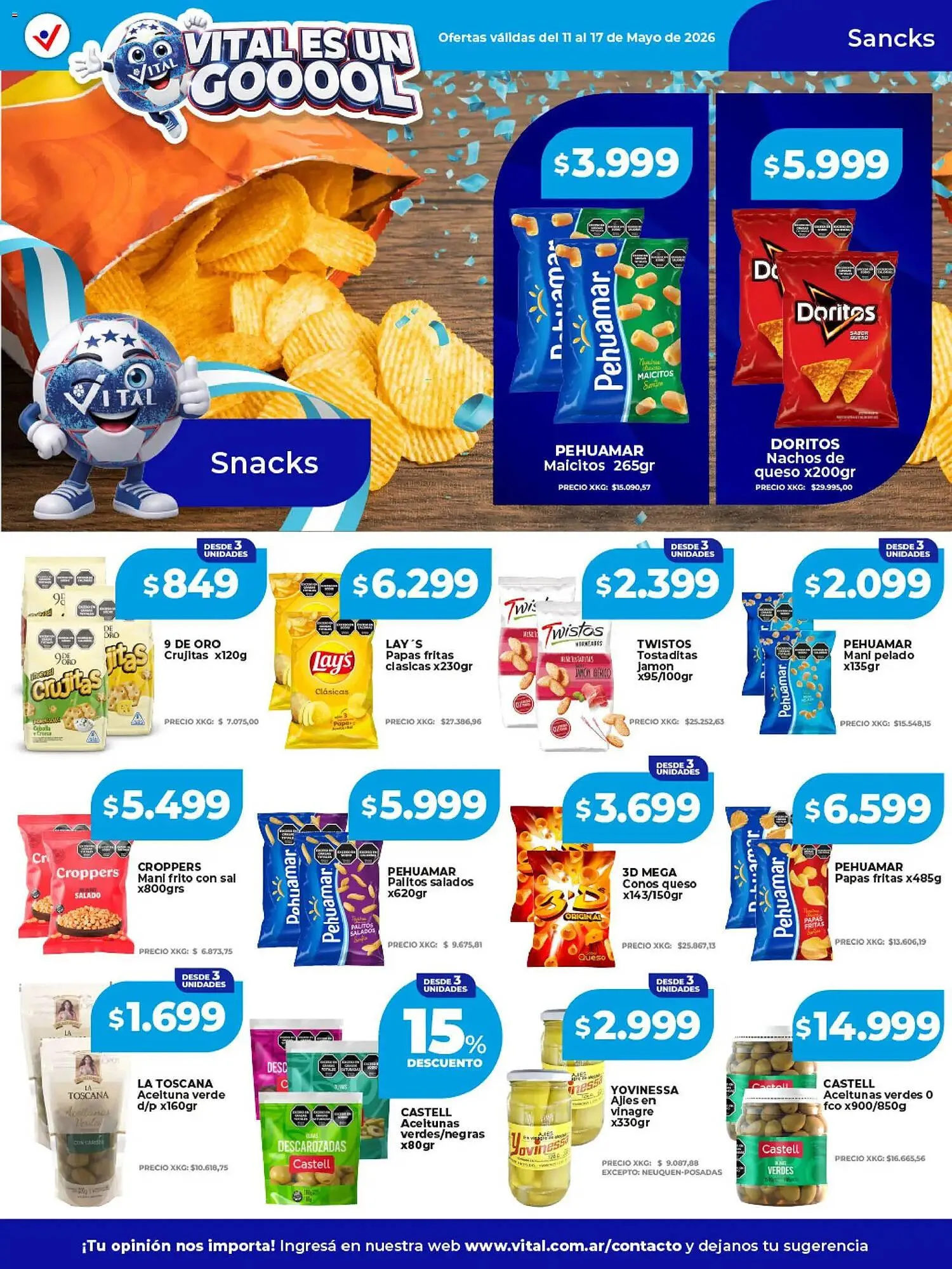 Ofertas de Catálogo Supermayorista Vital 11 de mayo al 17 de mayo 2026 - Página 19 del catálogo