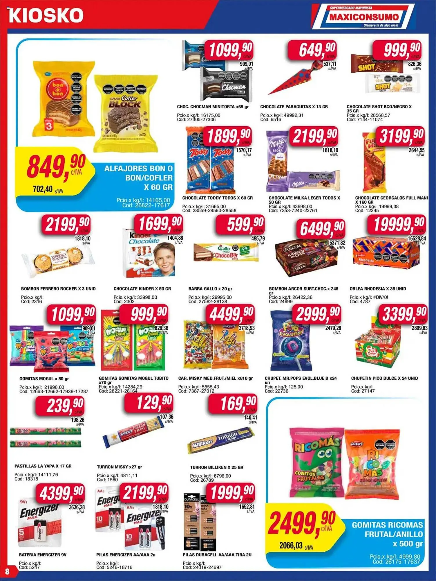 Ofertas de Catálogo Maxiconsumo 4 de agosto al 11 de agosto 2025 - Página 8 del catálogo