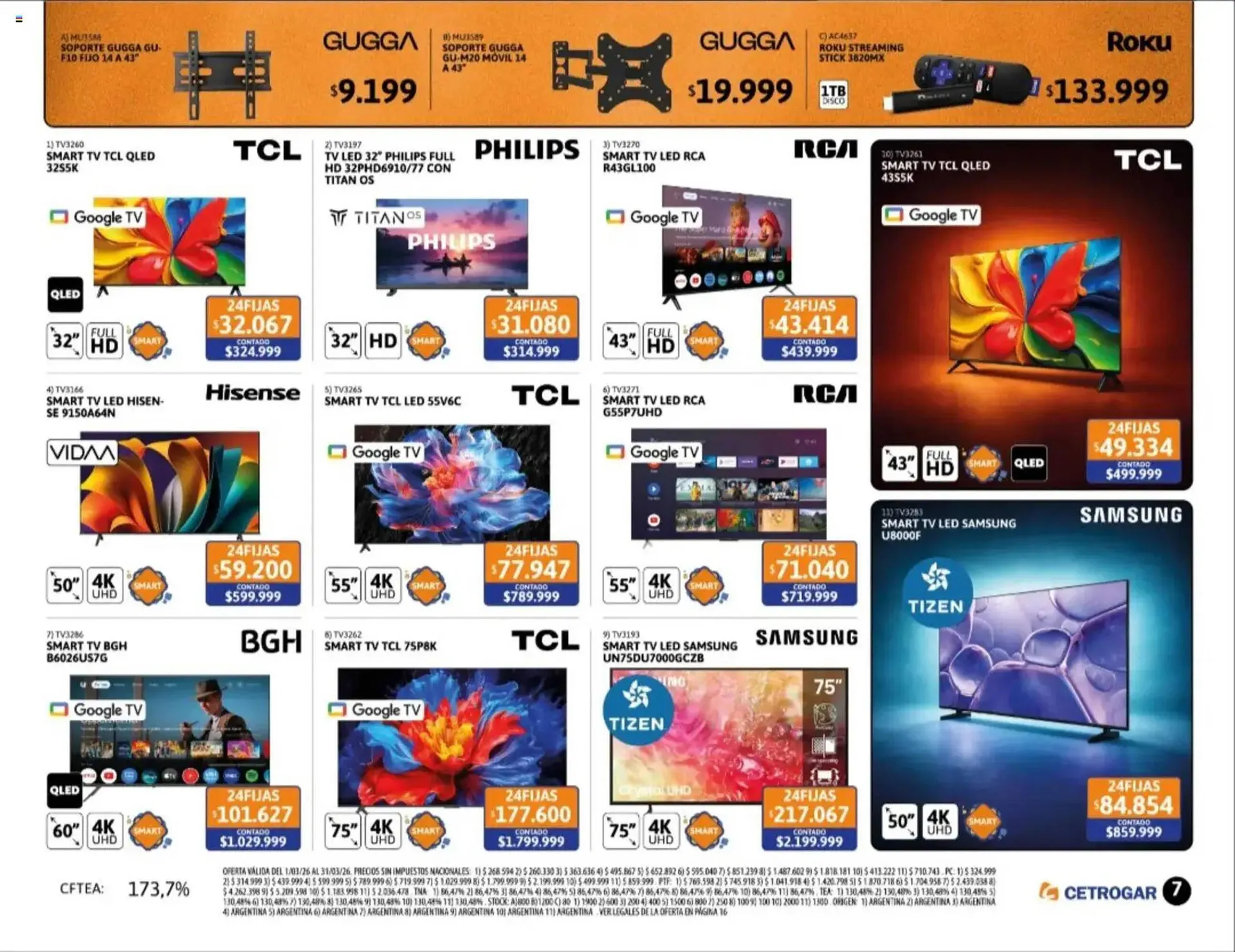 Ofertas de Catálogo Cetrogar 5 de marzo al 31 de marzo 2026 - Página 7 del catálogo