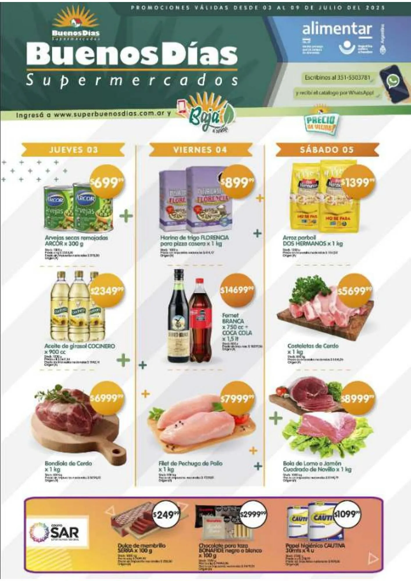 Ofertas de Catálogo Supermercados Tadicor 3 de julio al 11 de julio 2025 - Página 14 del catálogo