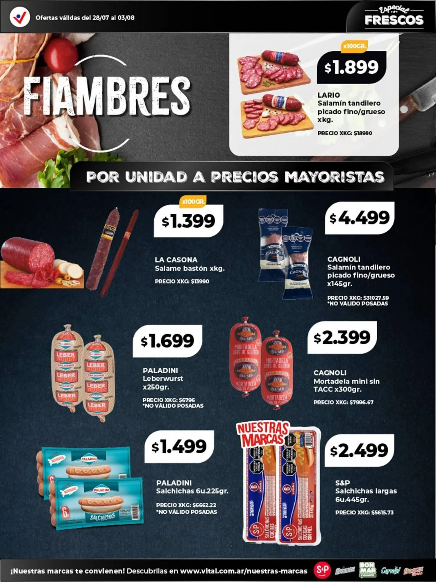 Ofertas de Catálogo Supermayorista Vital 28 de julio al 3 de agosto 2025 - Página 12 del catálogo