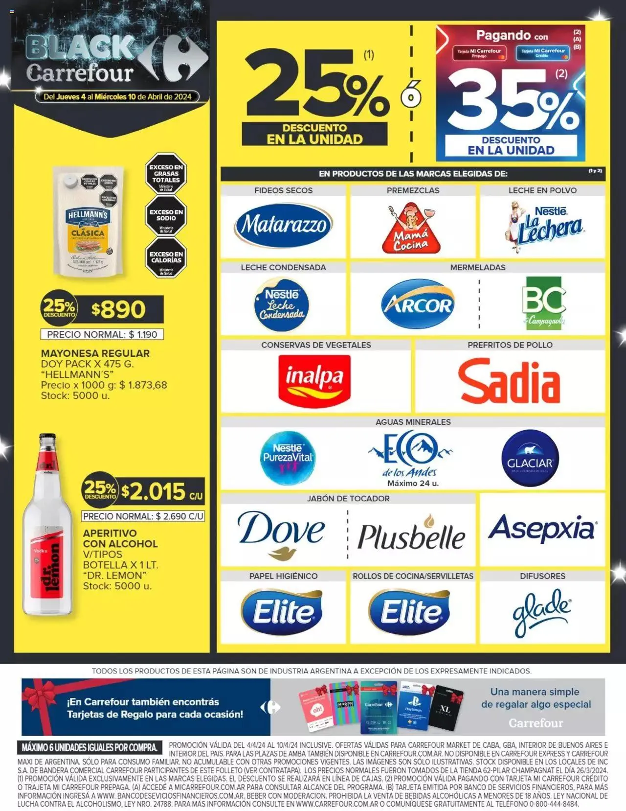 Ofertas de Carrefour Market catálogo 4 de abril al 10 de abril 2024 - Página 6 del catálogo