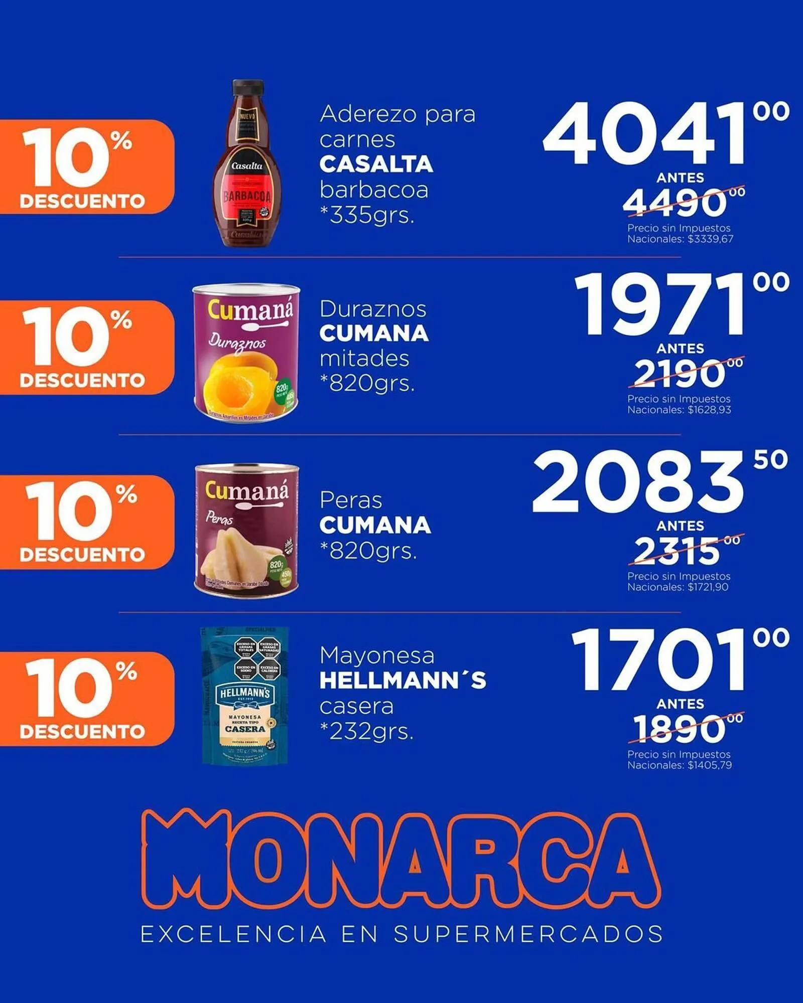 Ofertas de Catálogo Supermercados Monarca 8 de mayo al 31 de mayo 2025 - Página 3 del catálogo