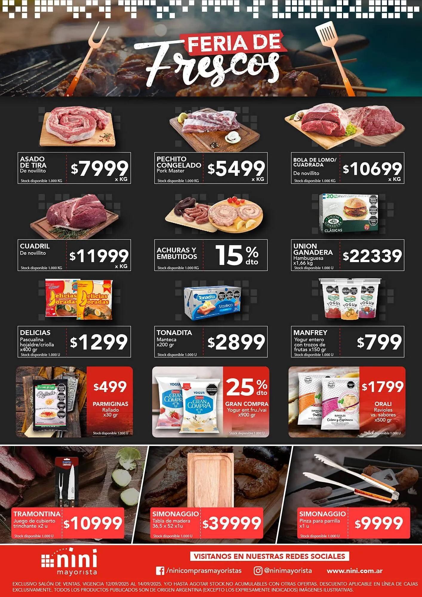 Ofertas de Catálogo Nini Mayorista 12 de septiembre al 14 de septiembre 2025 - Página 1 del catálogo