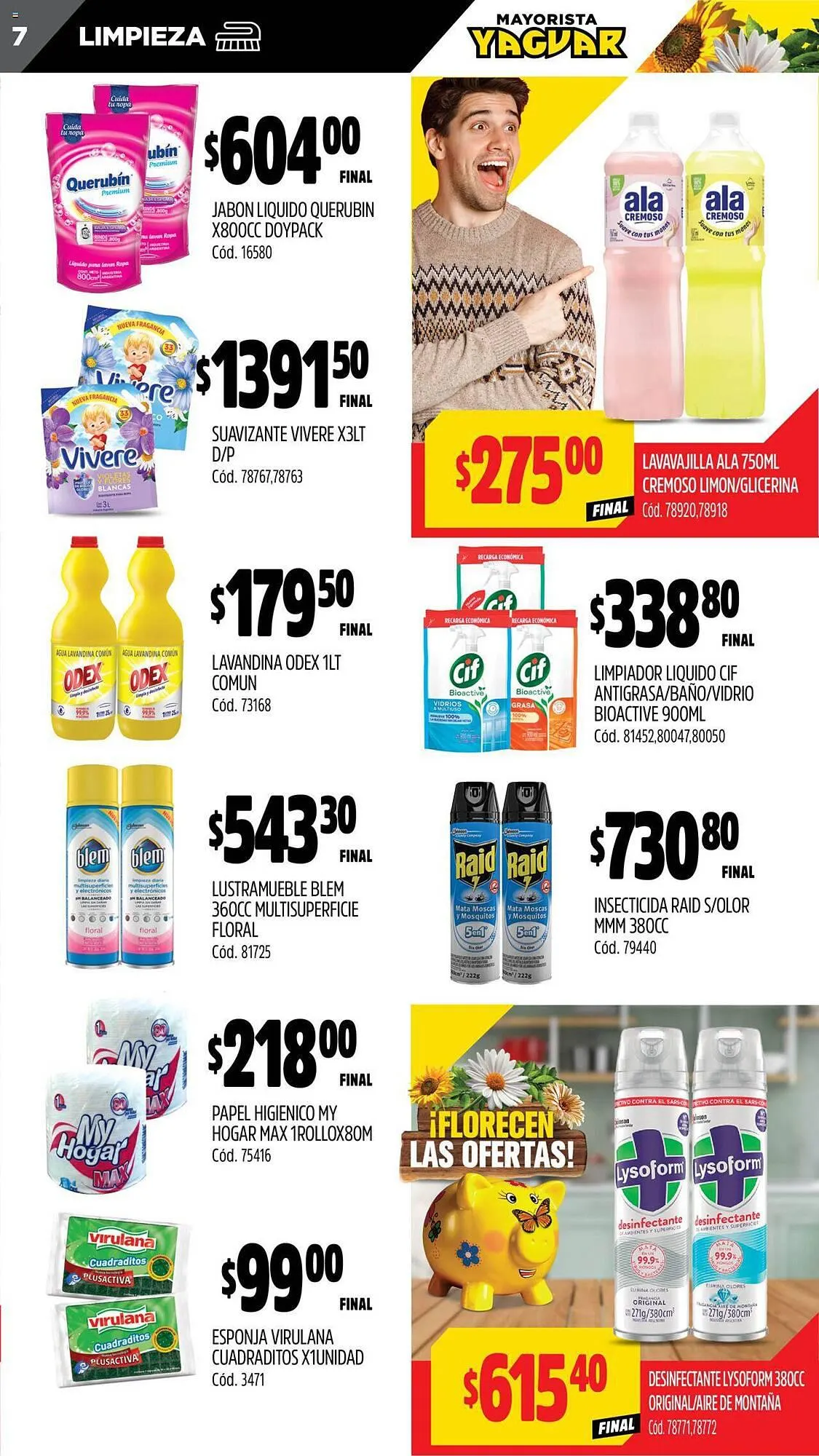 Ofertas de Catálogo Supermercados Yaguar 25 de septiembre al 1 de octubre 2023 - Página 7 del catálogo