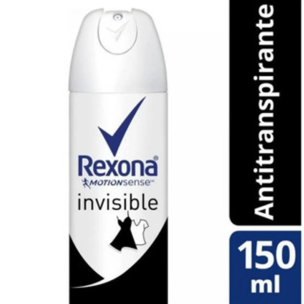 DESODORANTE REXONA WOMEN INVISIBLE N&B 150ml