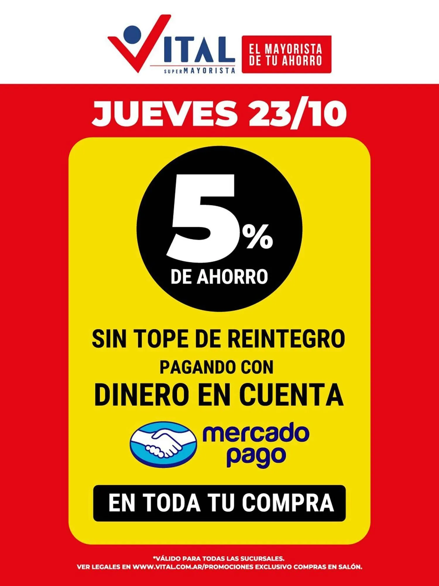Ofertas de Catálogo Supermayorista Vital 23 de octubre al 6 de noviembre 2025 - Página 1 del catálogo