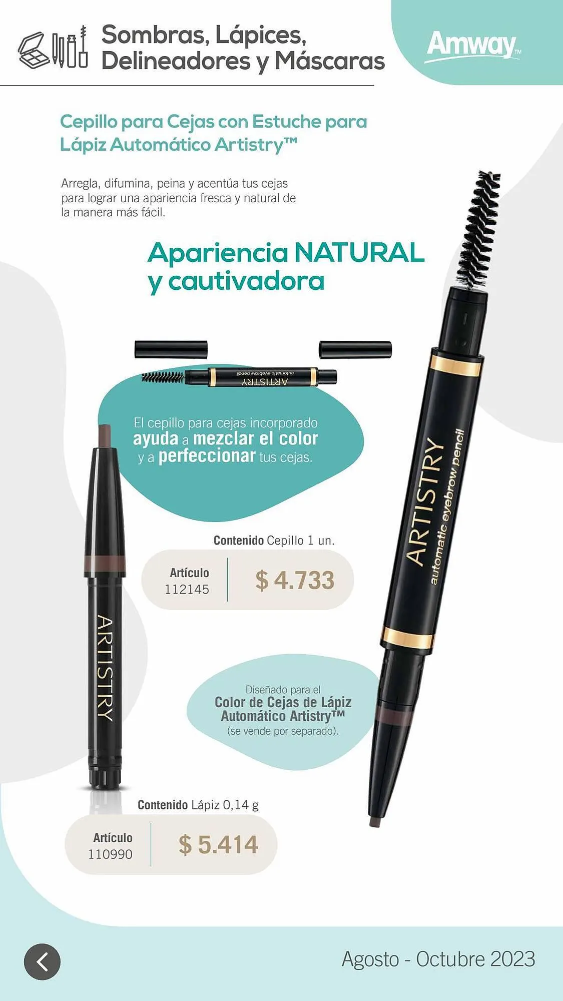 Ofertas de Catálogo Amway 1 de agosto al 31 de octubre 2023 - Página 31 del catálogo