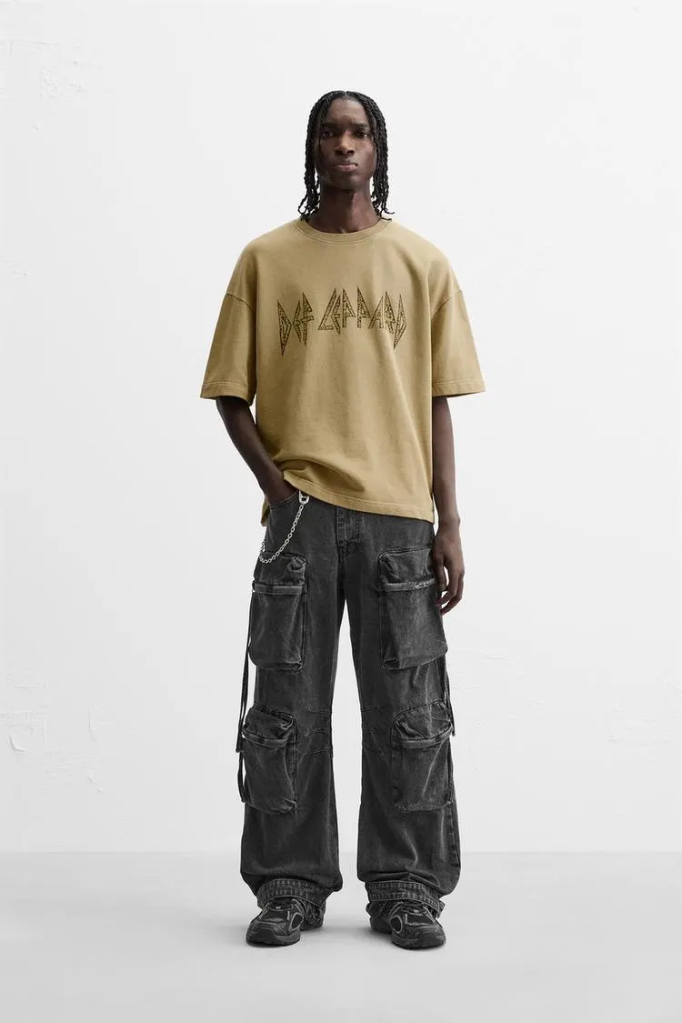 SUDADERA LAVADA DEF LEPPARD ©