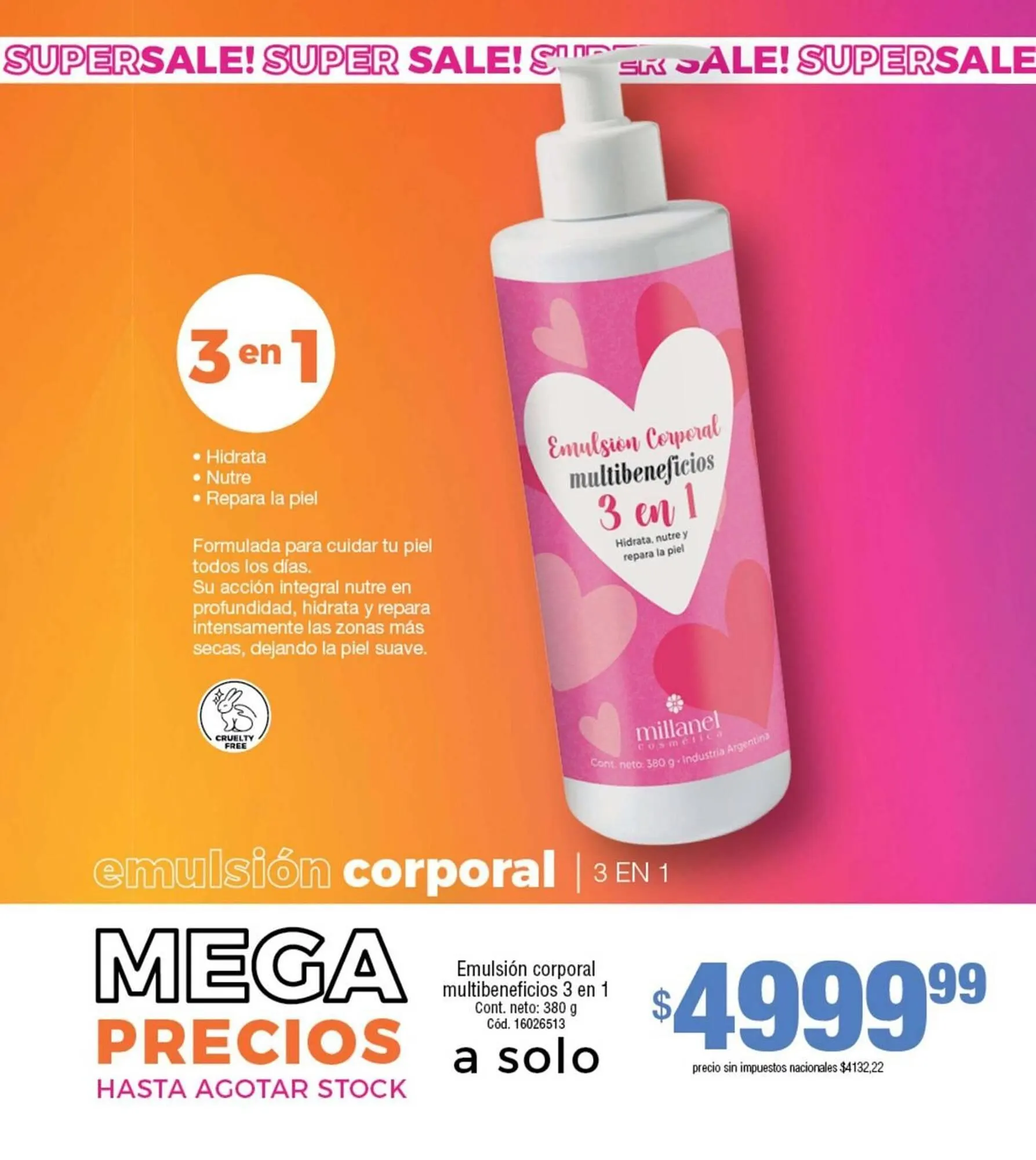 Ofertas de Catálogo Millanel Cosmética 2 de febrero al 1 de marzo 2026 - Página 105 del catálogo
