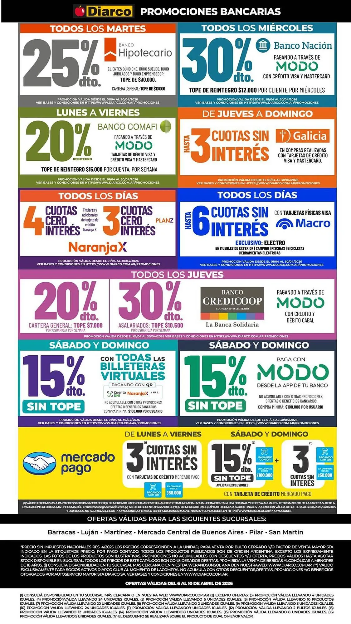 Ofertas de Catálogo Diarco 6 de abril al 10 de abril 2026 - Página 20 del catálogo