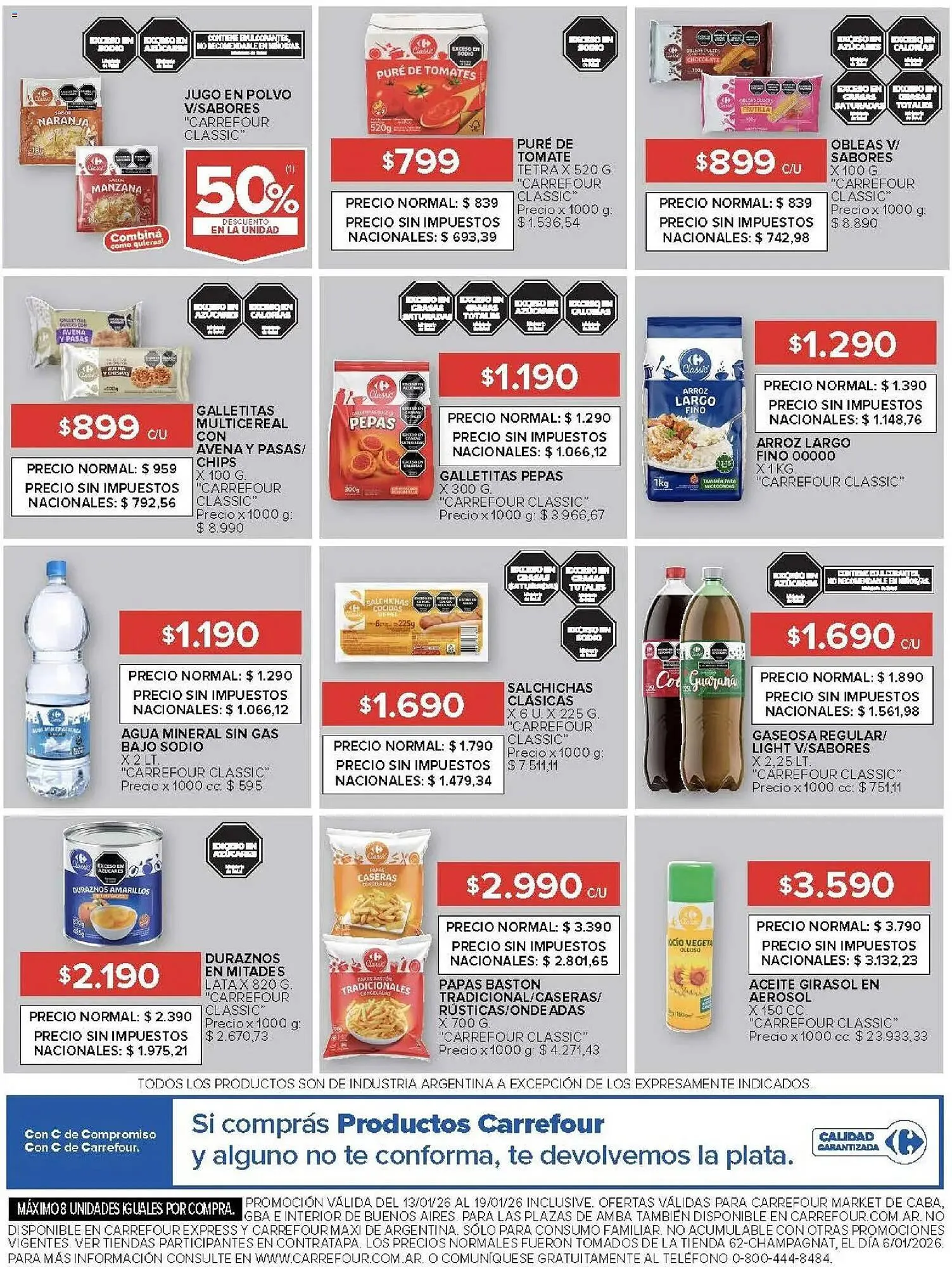 Ofertas de Catálogo Carrefour 13 de enero al 19 de enero 2026 - Página 49 del catálogo