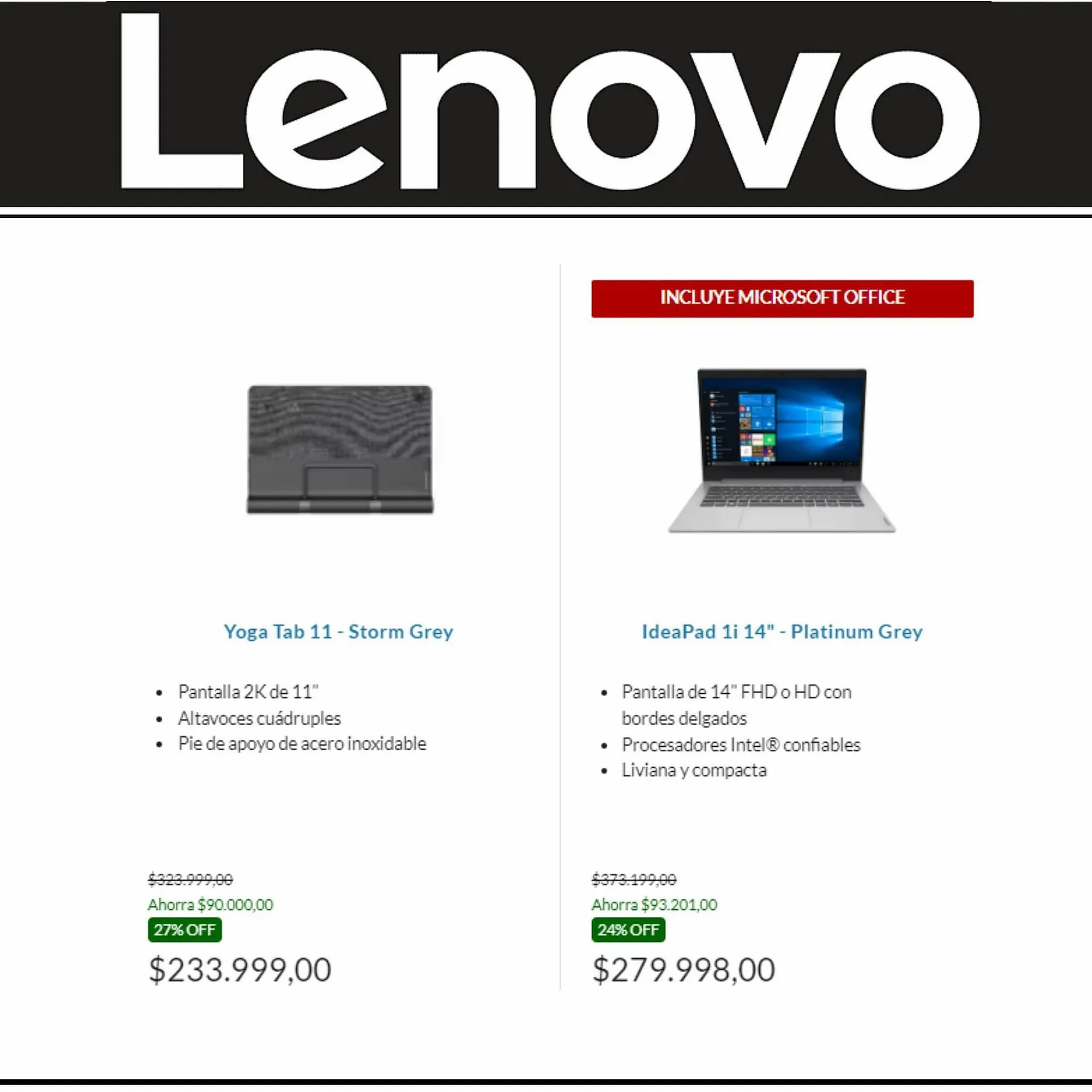 Ofertas de Catálogo Lenovo 11 de septiembre al 30 de septiembre 2023 - Página 4 del catálogo