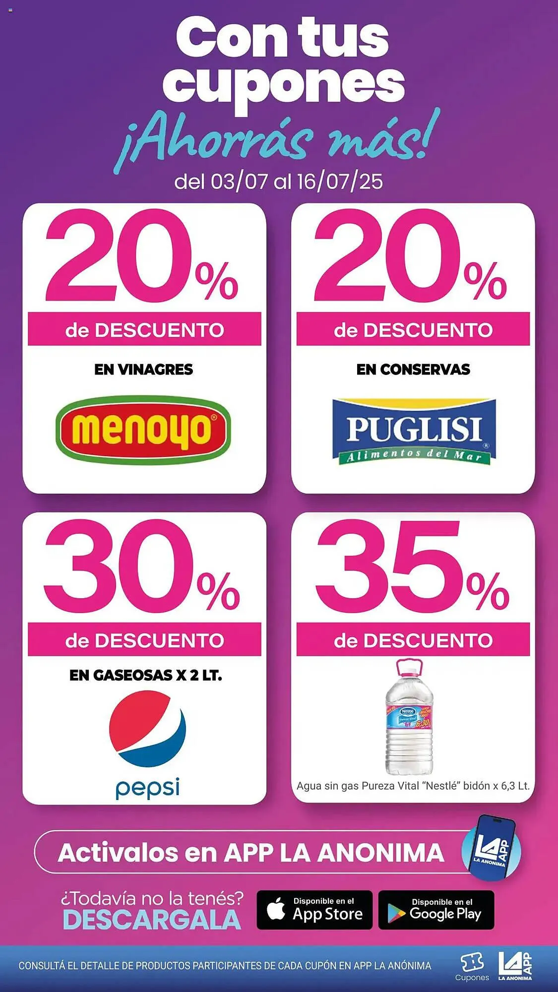 Ofertas de Catálogo La Anonima 3 de julio al 13 de julio 2025 - Página 6 del catálogo