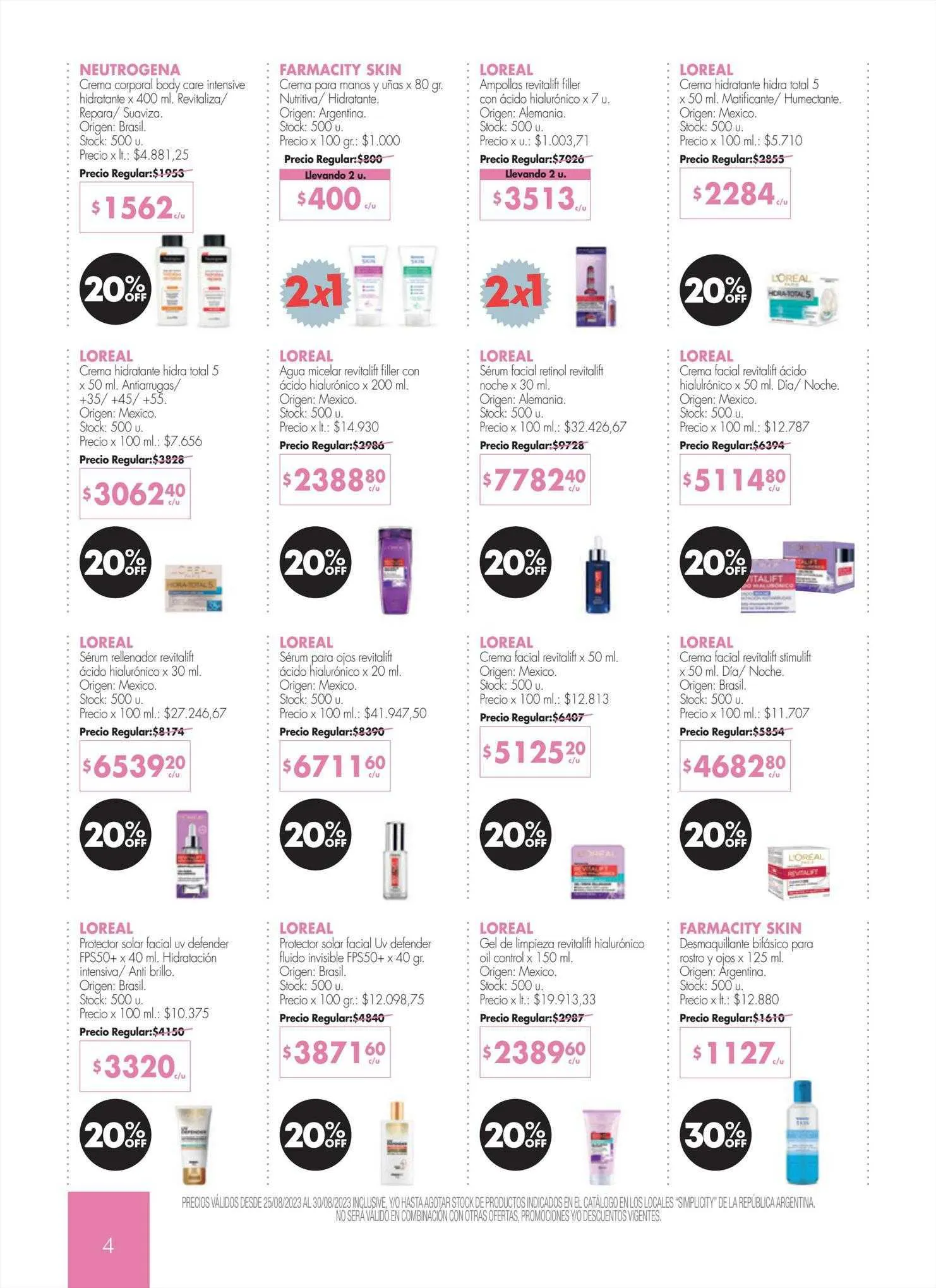 Ofertas de Catálogo Farmacity 1 de septiembre al 17 de septiembre 2023 - Página 4 del catálogo