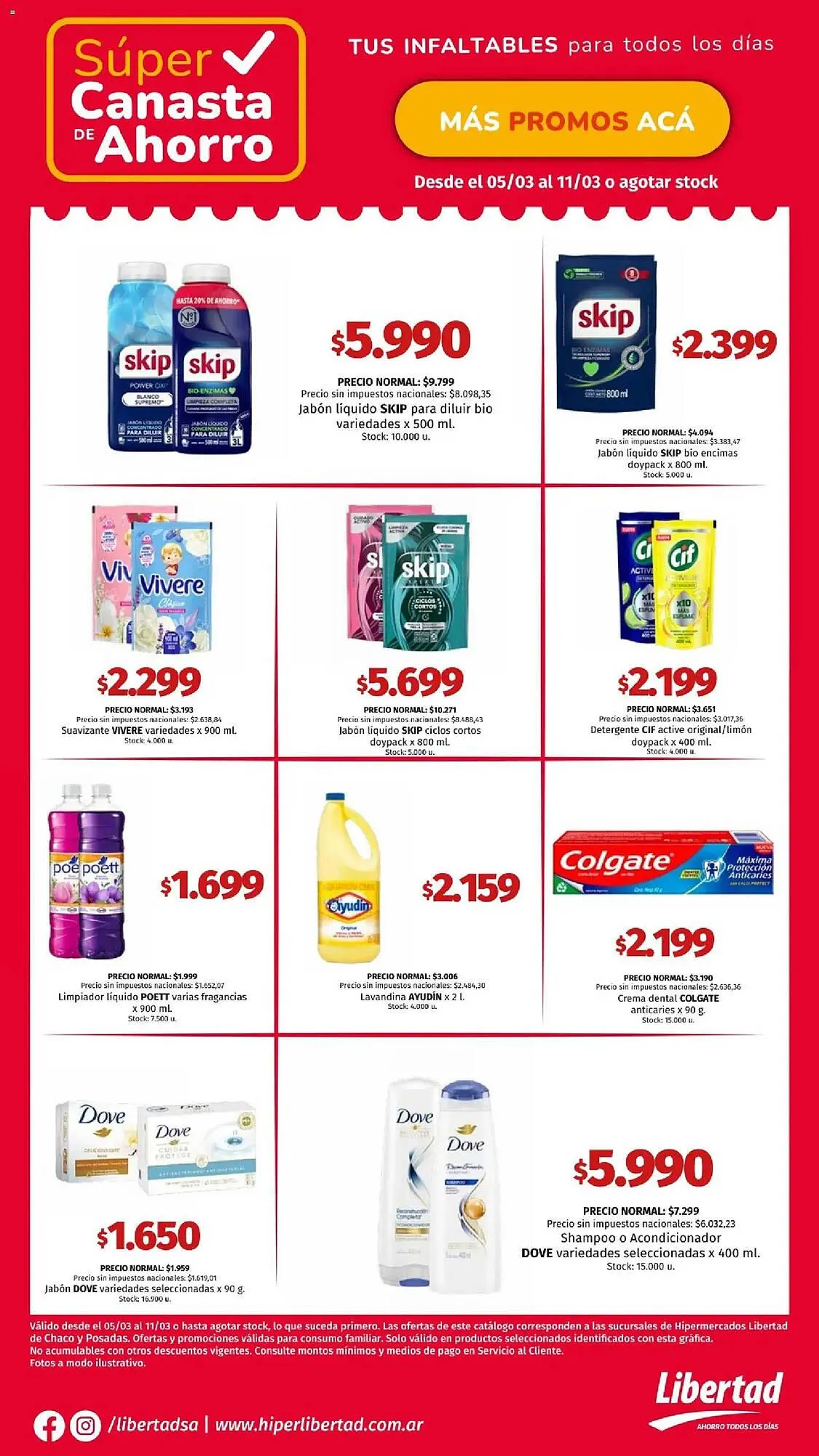 Ofertas de Catálogo Hipermercado Libertad 5 de marzo al 11 de marzo 2026 - Página 5 del catálogo