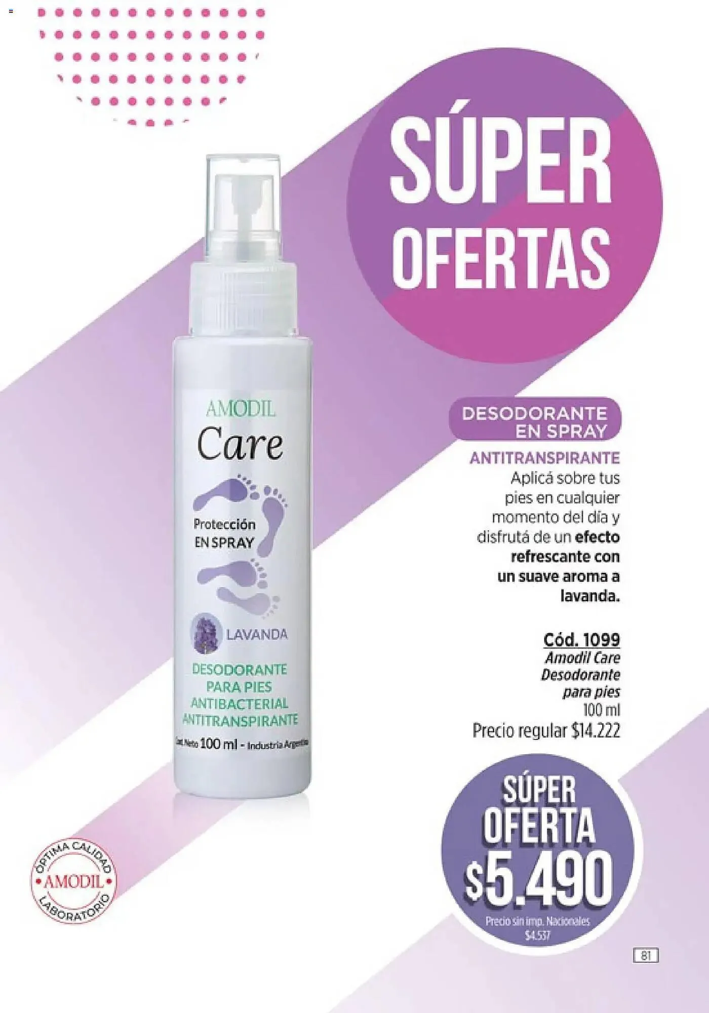 Ofertas de Catálogo Amodil 5 de mayo al 31 de mayo 2026 - Página 81 del catálogo