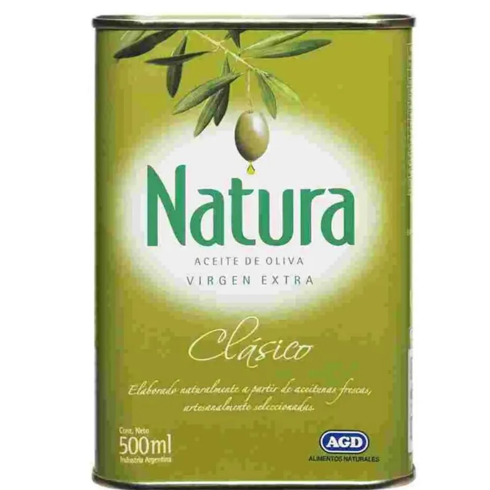 ACEITE DE OLIVA NATURA OLIVA LATA X 500c.c.