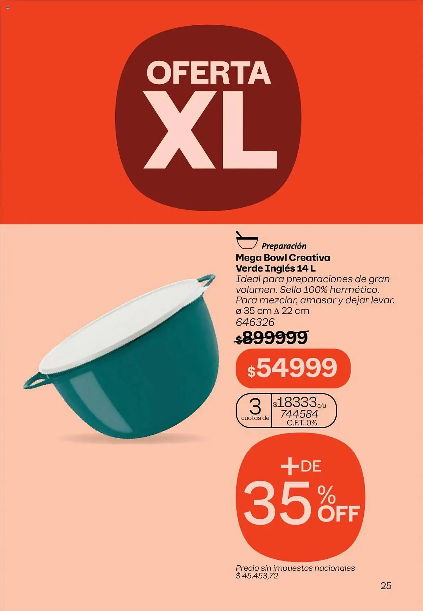 Ofertas de Catálogo Tupperware 29 de mayo al 12 de junio 2025 - Página 26 del catálogo