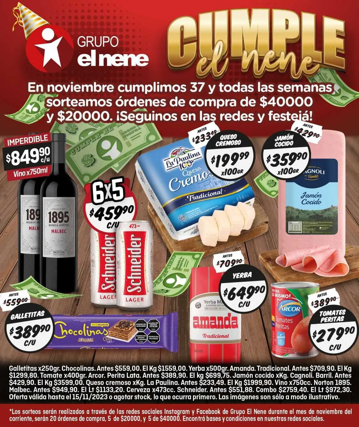 Ofertas de Catálogo El Nene 1 de noviembre al 15 de noviembre 2023 - Página 1 del catálogo